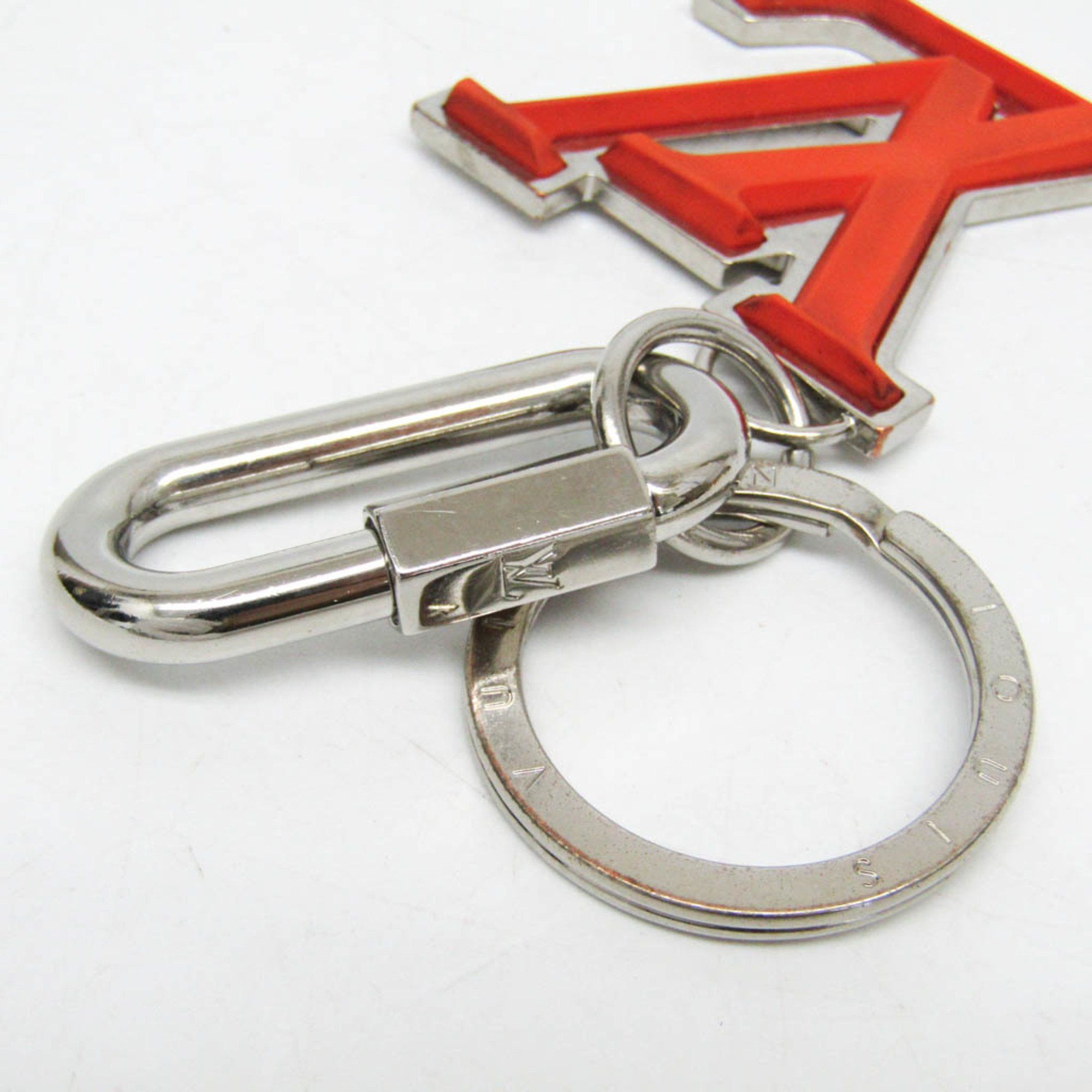 Louis Vuitton Louis Vuitton LV Soft Key Ring M67775 Keyring (Orange,Silver) Size ONE SIZE - 6 Thumbnail