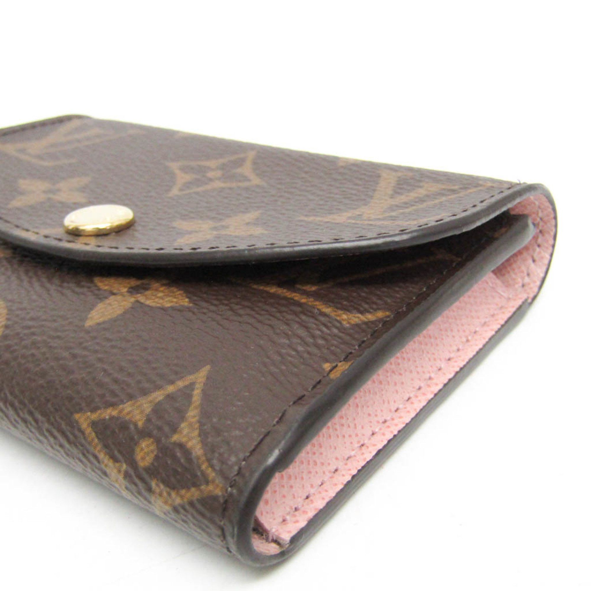 Louis Vuitton Louis Vuitton Monogram Rosalie Coin Purse M62361 Women's Monogram Coin Purse/coin Case Brown,Rose Ballerine Size ONE SIZE - 6 Thumbnail