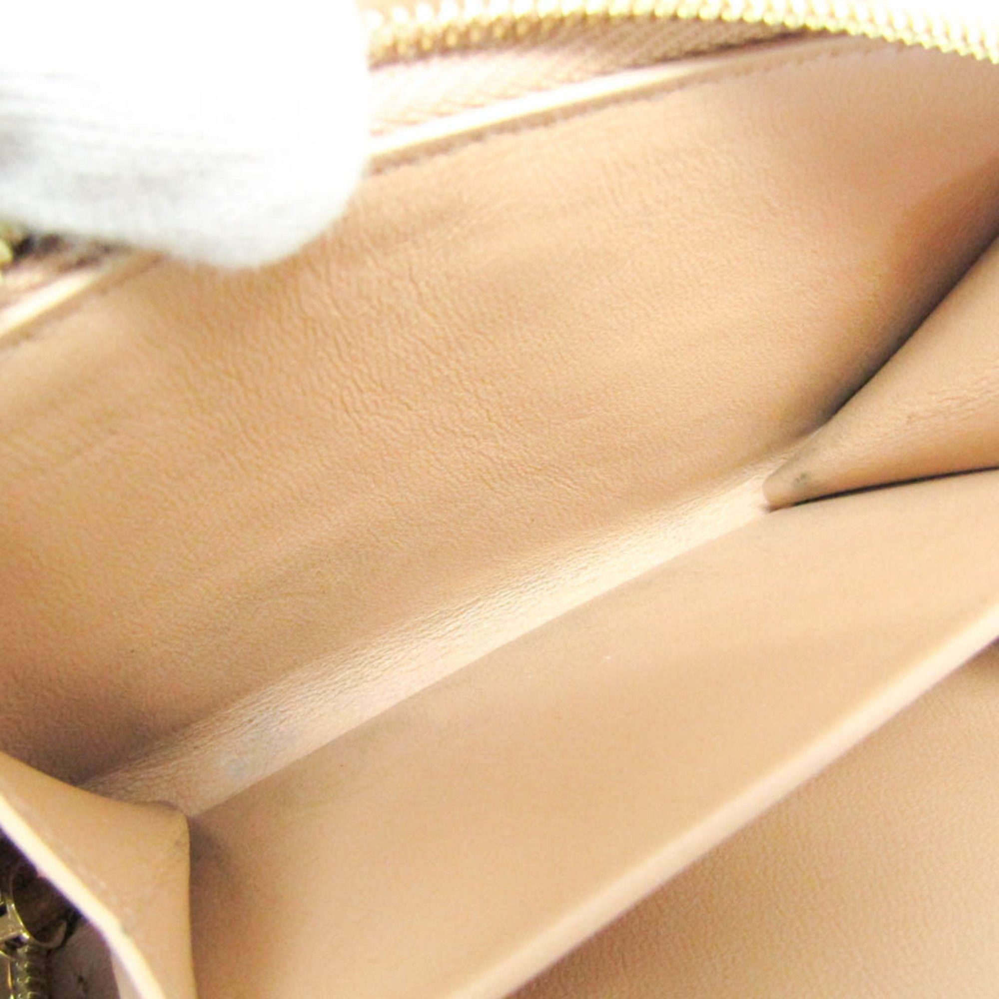 Louis Vuitton Louis Vuitton Monogram Embossed Lou Wallet M81673 Women's Lamb Leather Wallet (bi-fold) Camel Size ONE SIZE - 11 Thumbnail