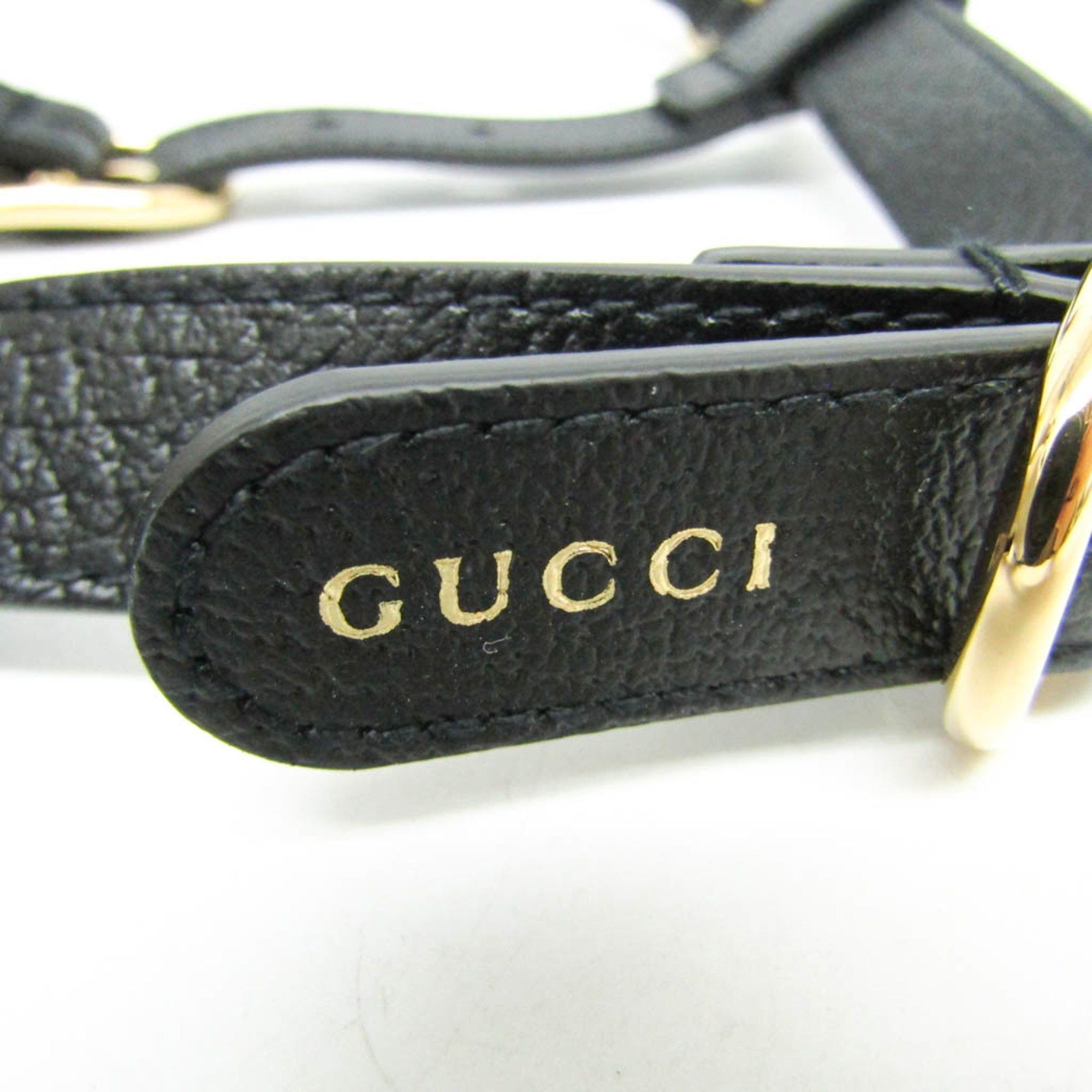 Gucci Gucci Interlocking G Pet Harness Size M 692963 Dog Harness Leather Black Size ONE SIZE - 7 Thumbnail