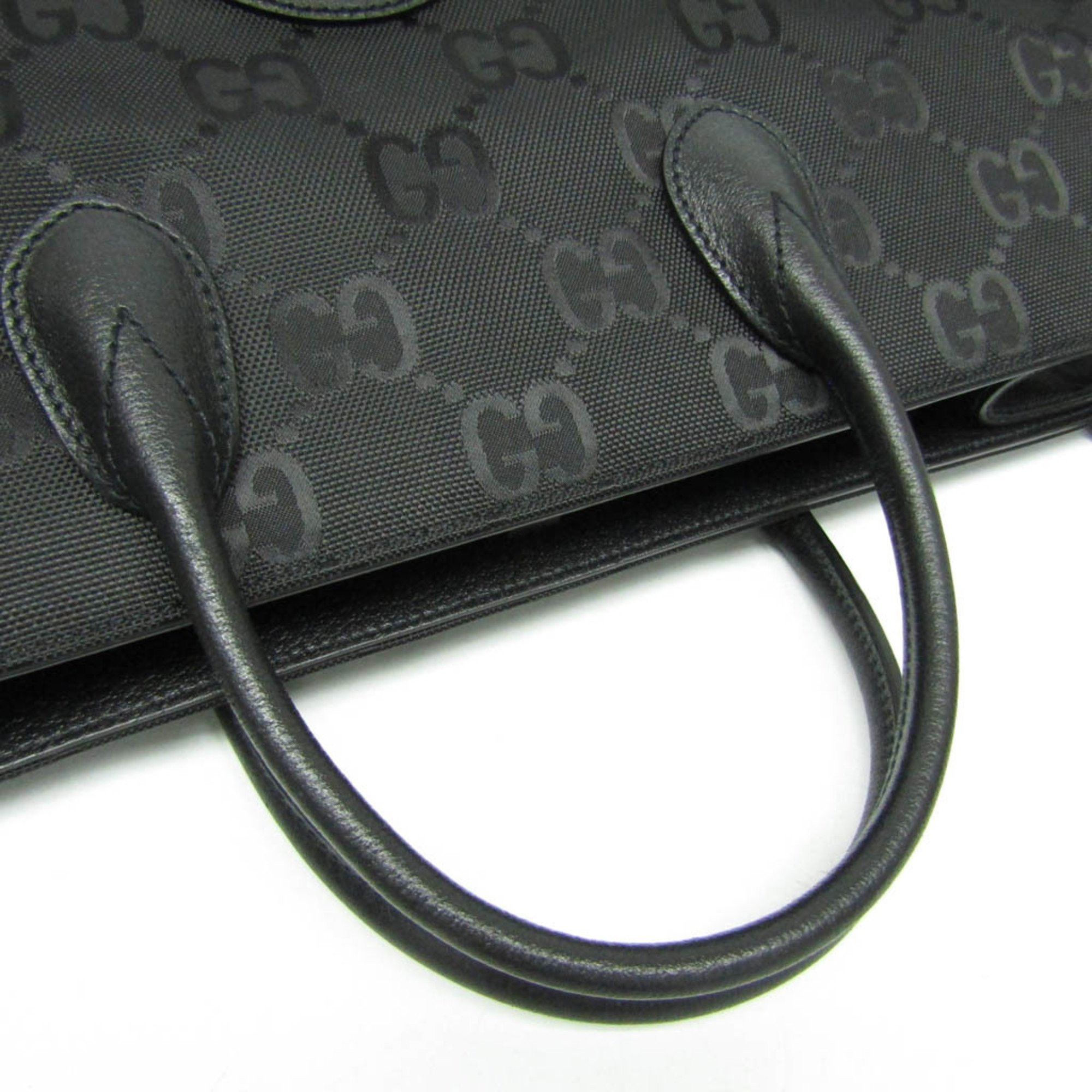 Gucci Gucci Off The Grid GG 630353 Men,Women Nylon Canvas,Leather Handbag,Shoulder Bag Black Size ONE SIZE - 7 Thumbnail