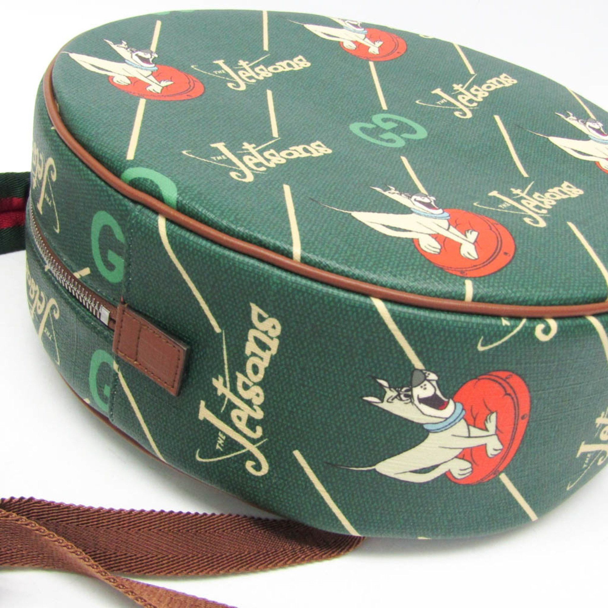 Gucci Gucci × The Jetsons 752358 Boys,Girls PVC Backpack Green Size ONE SIZE - 5 Thumbnail