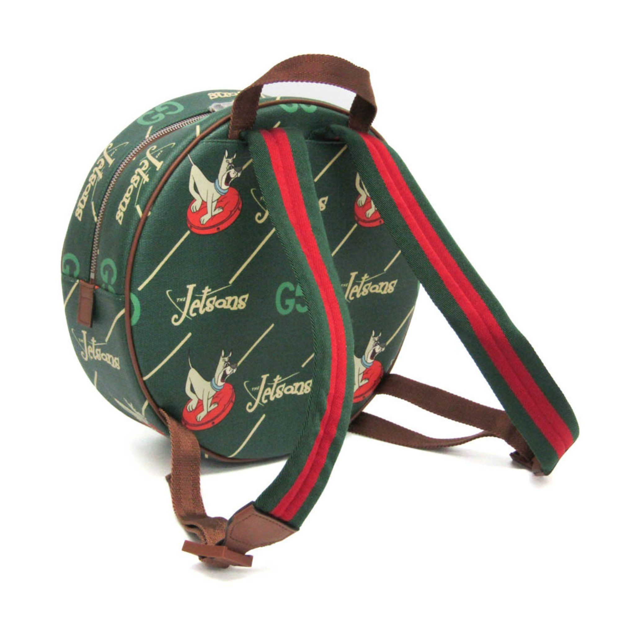 Gucci Gucci × The Jetsons 752358 Boys,Girls PVC Backpack Green Size ONE SIZE - 3 Thumbnail