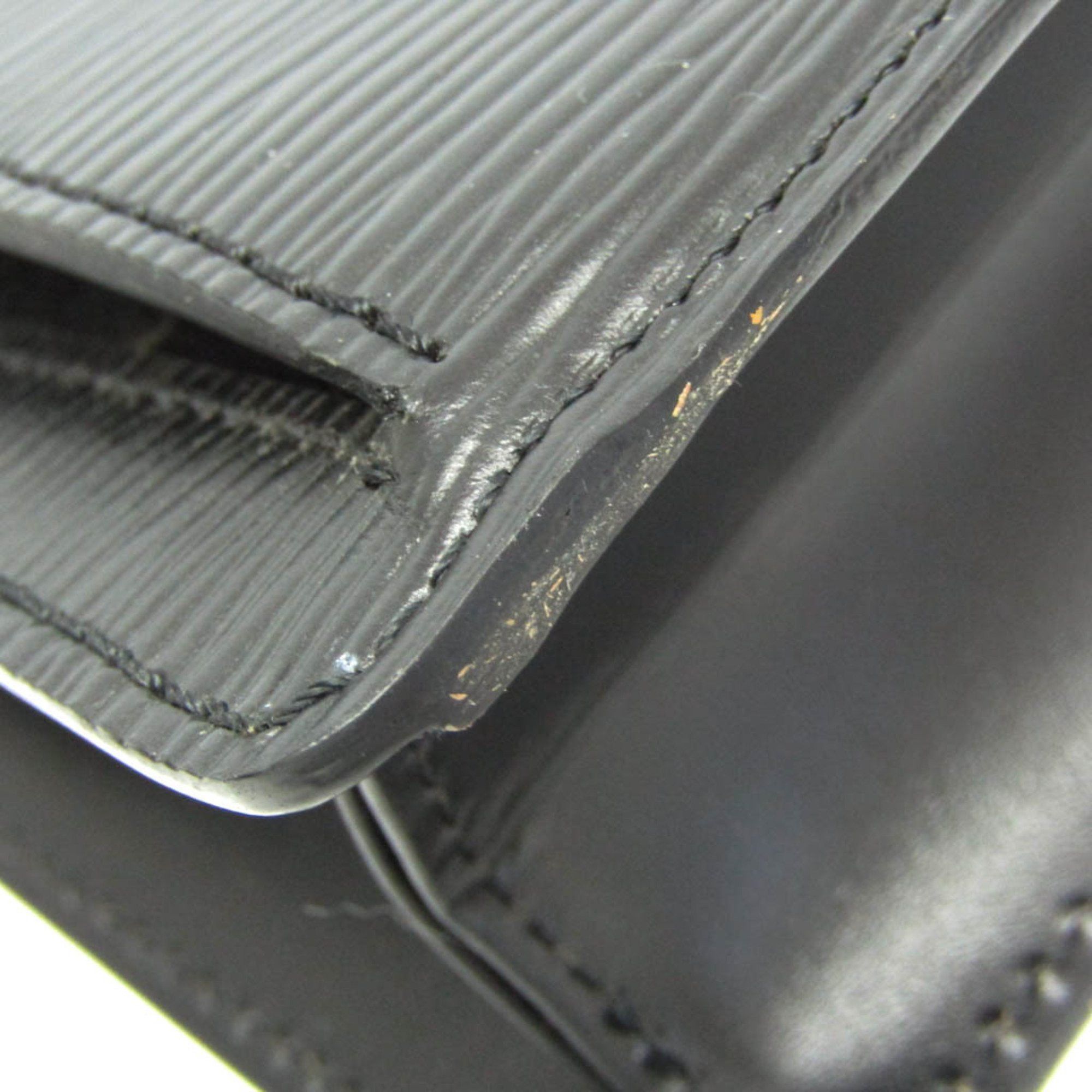 Louis Vuitton Louis Vuitton Epi Pochette Sellier Dragonne M52612 Clutch Bag Noir Size ONE SIZE - 5 Thumbnail