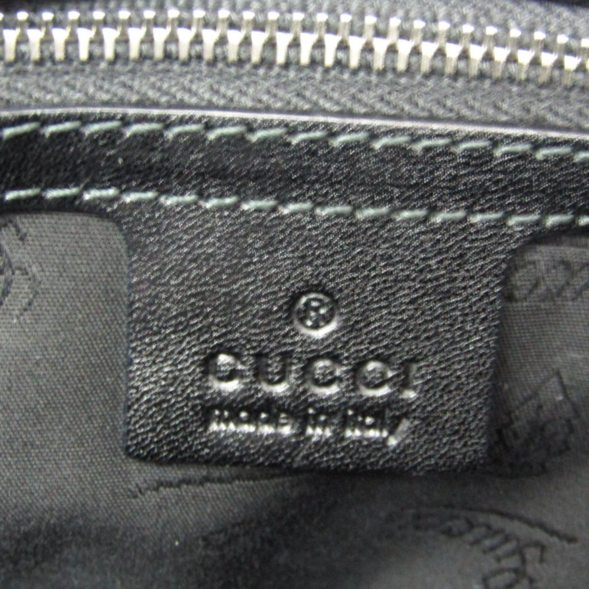 Gucci Gucci GG Twins 232957 Women's Canvas Tote Bag Beige,Black Size ONE SIZE - 10 Thumbnail