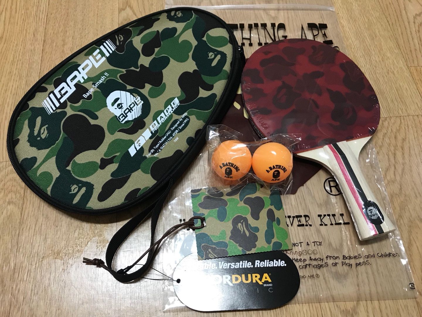 Bape bape table tennis set abc green camo | Grailed