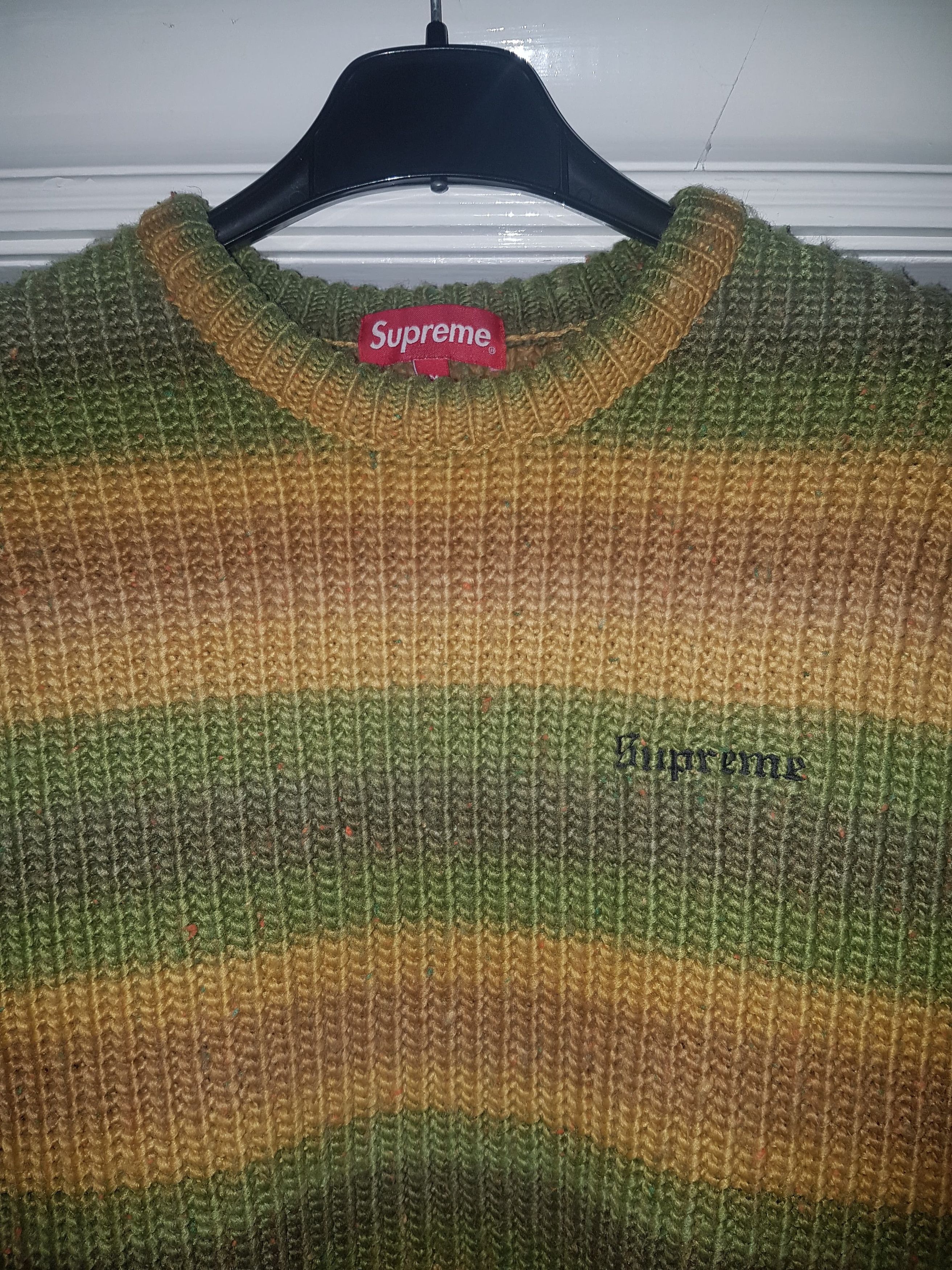 Supreme Supreme Ombre Stripe Sweater | Grailed