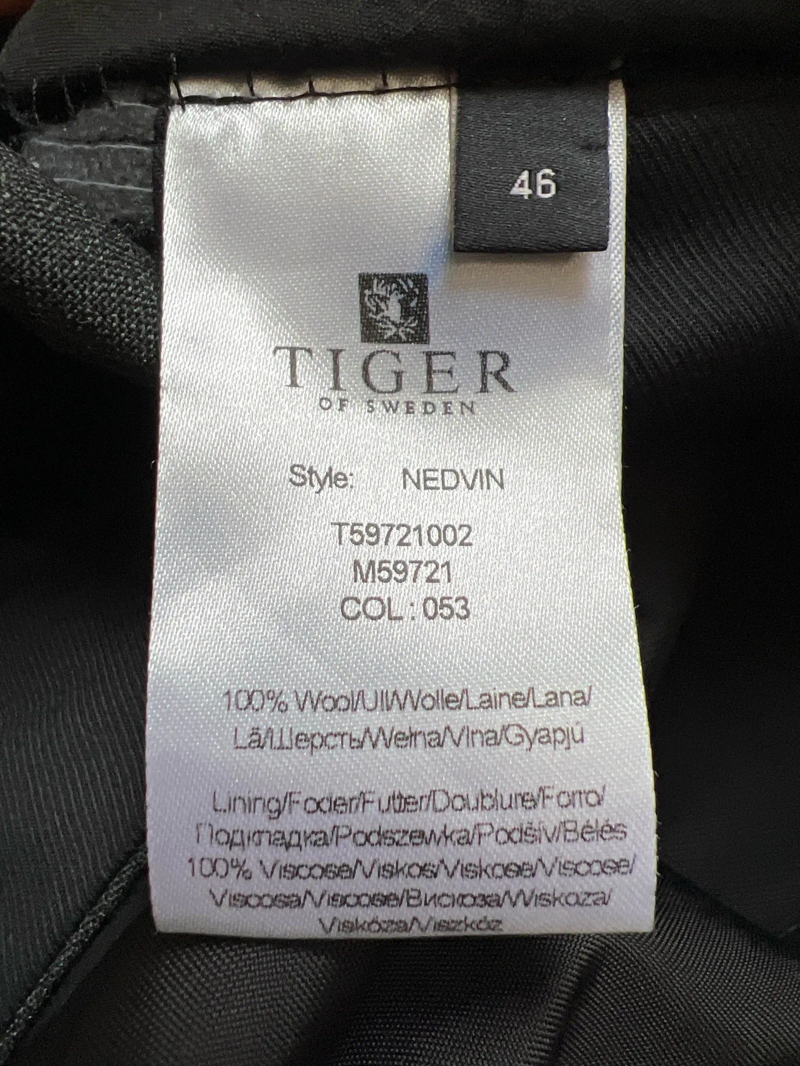 Tiger of Sweden Tiger of Sweden Nedvin Pants Size US 30 / EU 46 - 3 Thumbnail