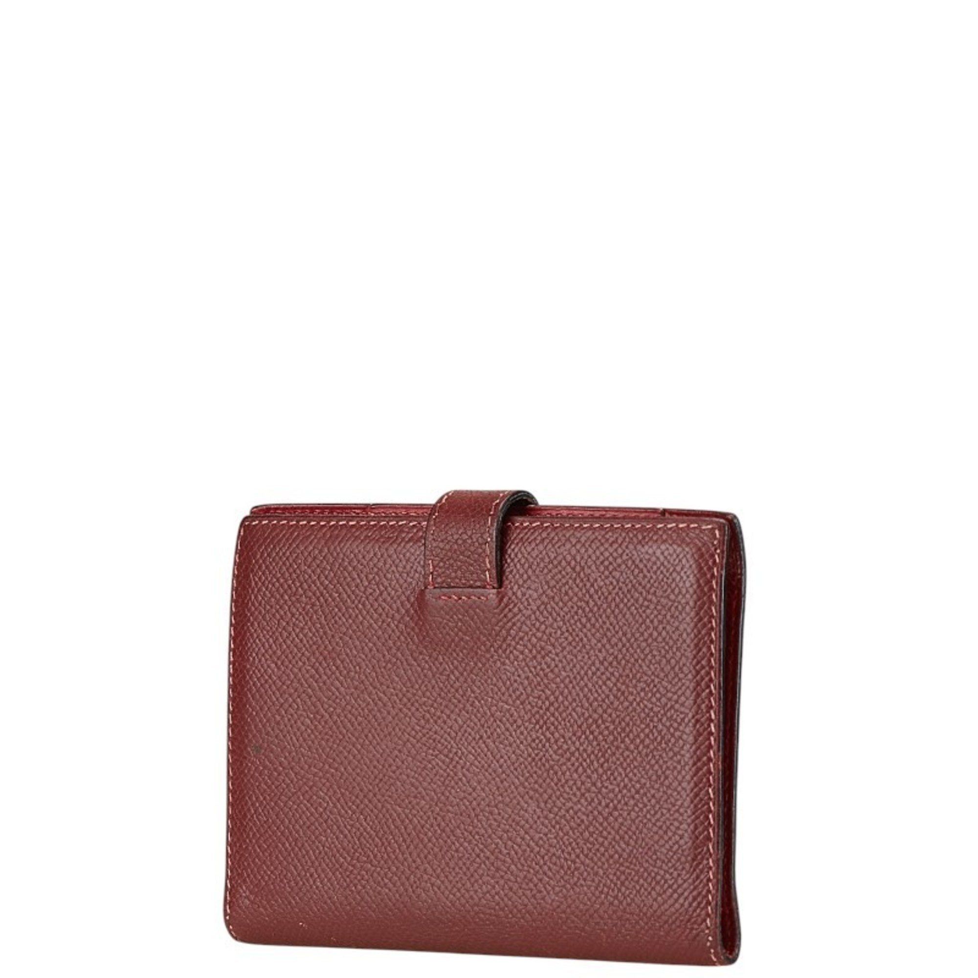 Hermes Notebook Cover Wine Red Grenemouche Women's HERMES