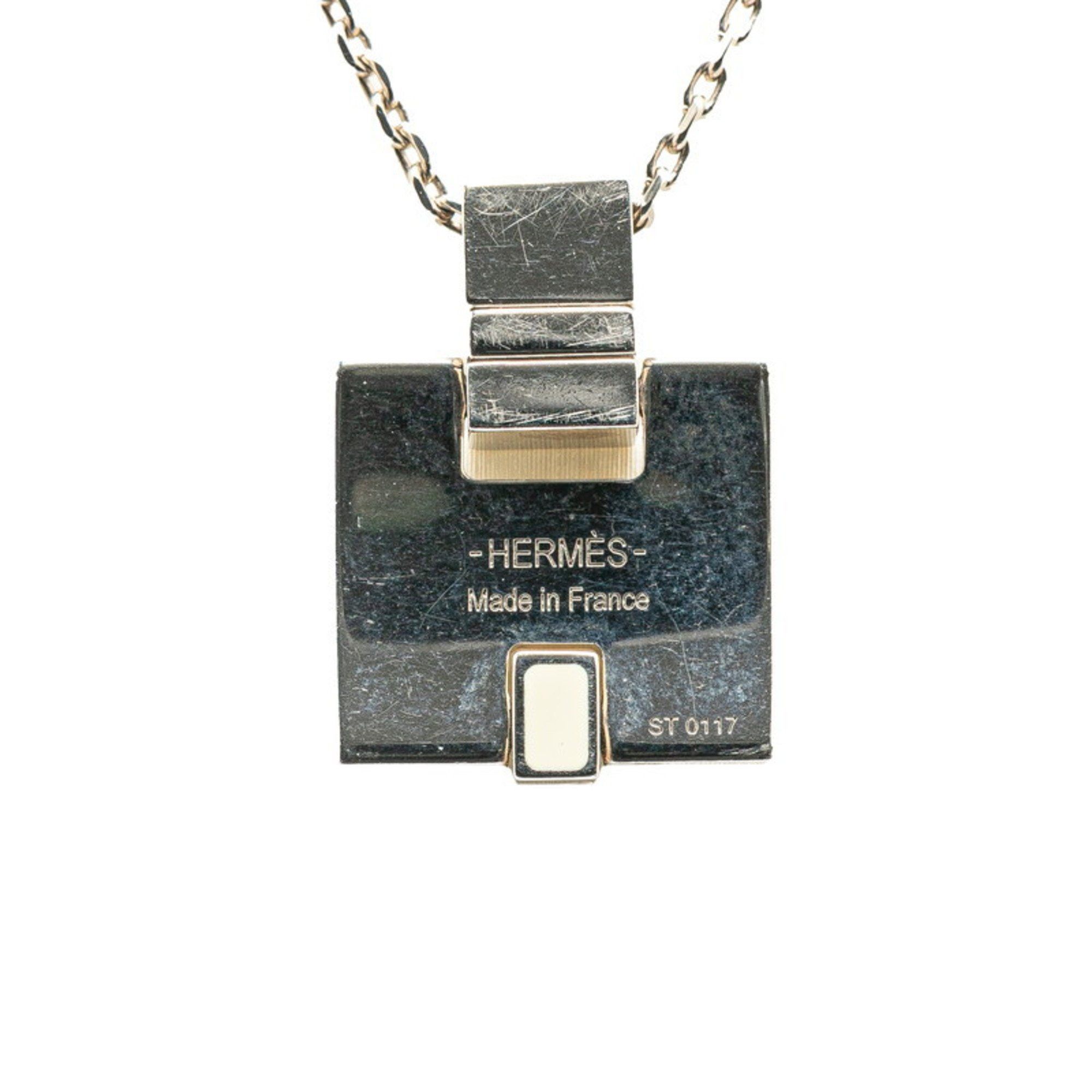Hermes Hermes Irene Necklace White Silver Metal Women's HERMES Size ONE SIZE - 2 Thumbnail