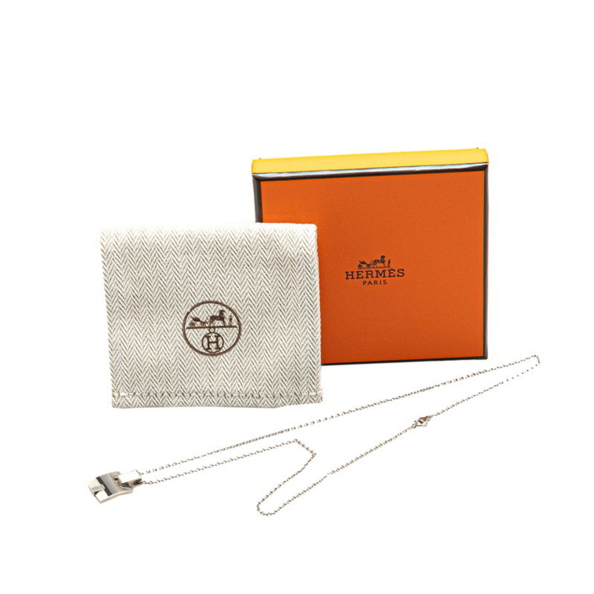 Hermes Hermes Irene Necklace White Silver Metal Women's HERMES Size ONE SIZE - 4 Thumbnail