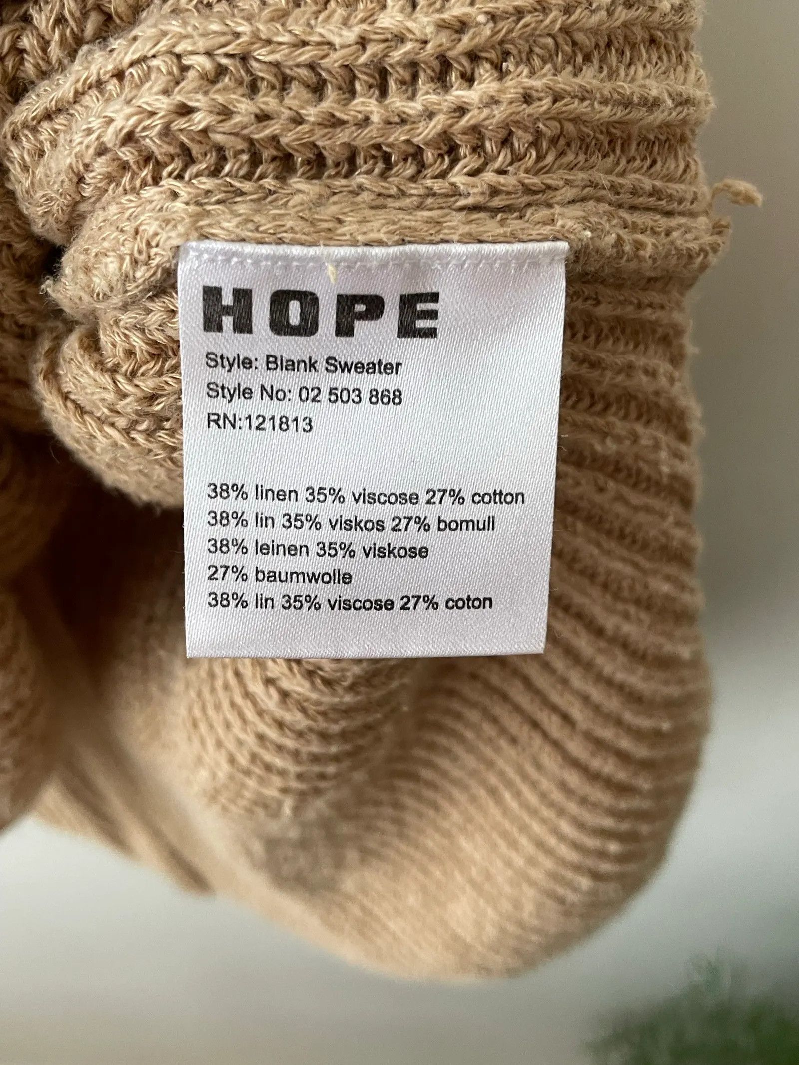 Hope Hope HOPE blank sweather Sweater Size S / US 4 / IT 40 - 3 Thumbnail