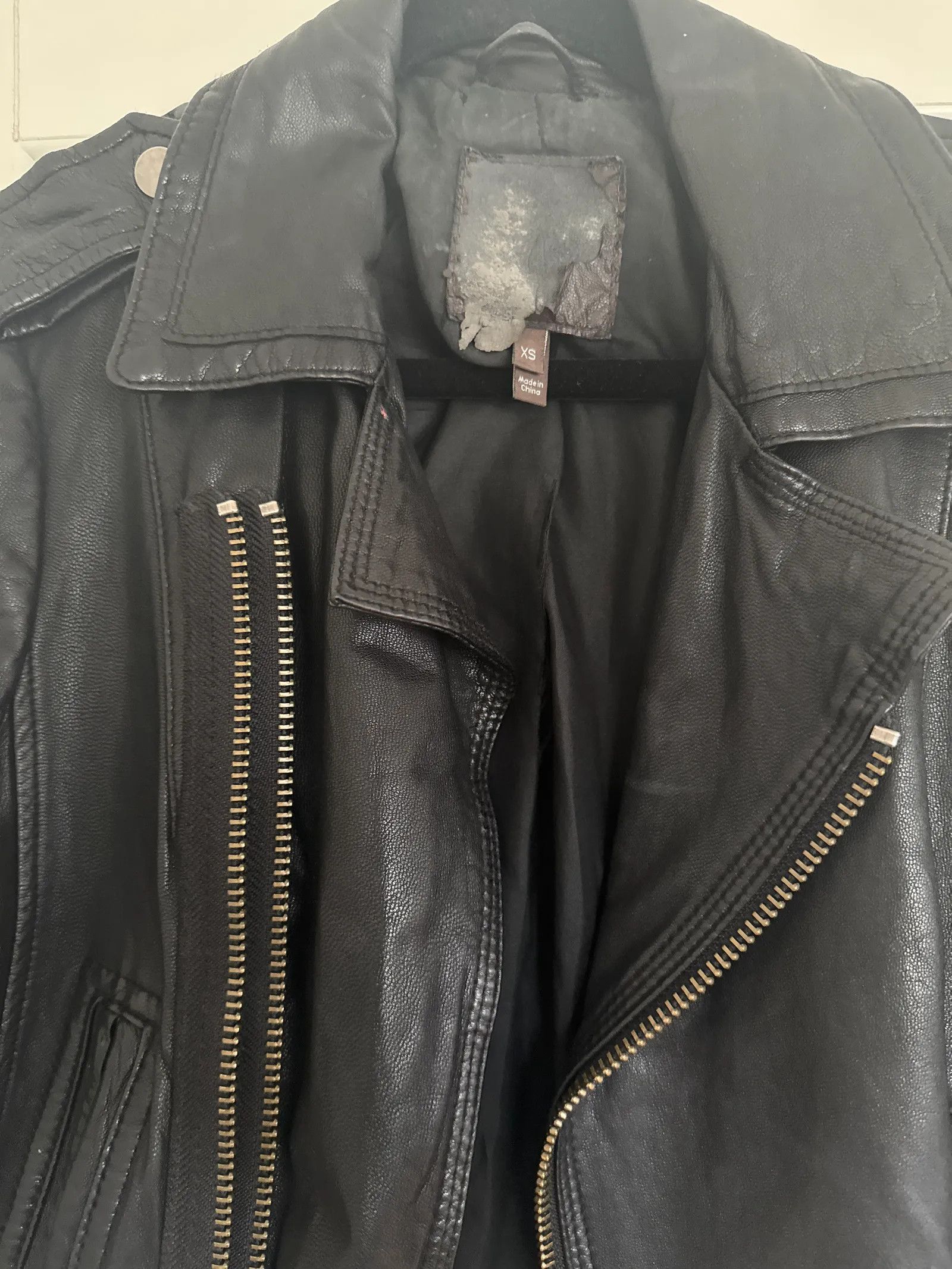Joie Joie Ailey Leather Jacket Size XS / US 0-2 / IT 36-38 - 2 Thumbnail