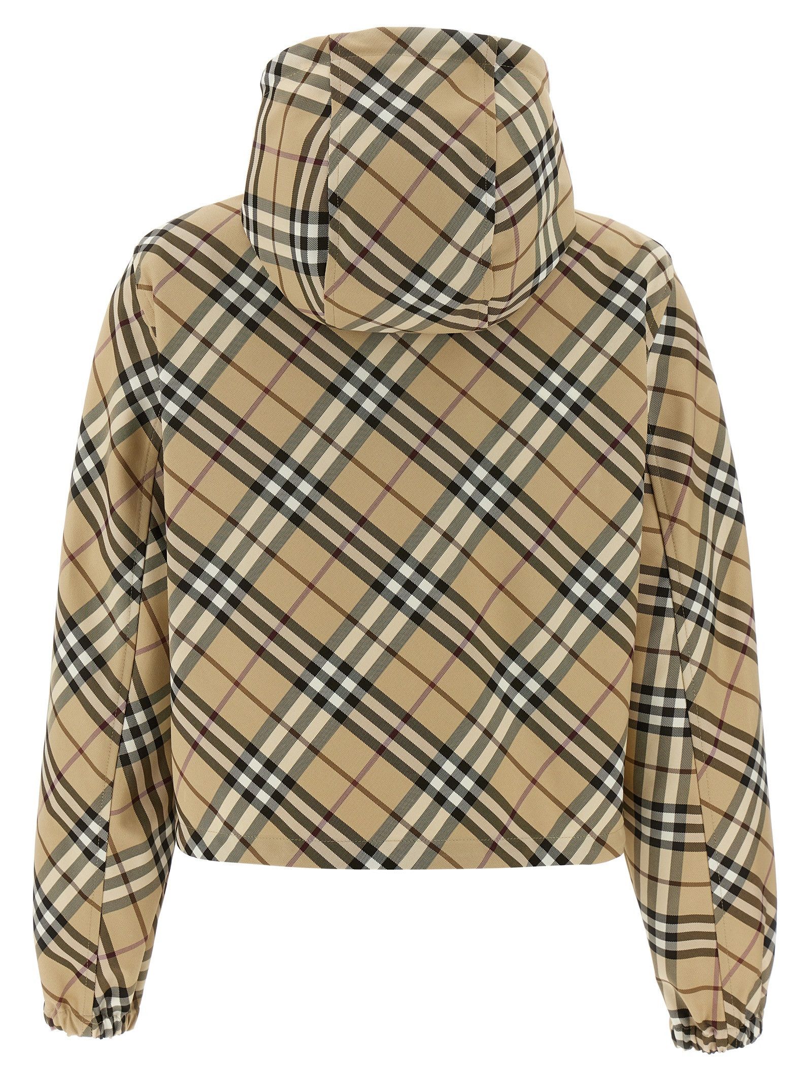 Burberry Hooded Jacket Size XS / US 0-2 / IT 36-38 - 2 Thumbnail