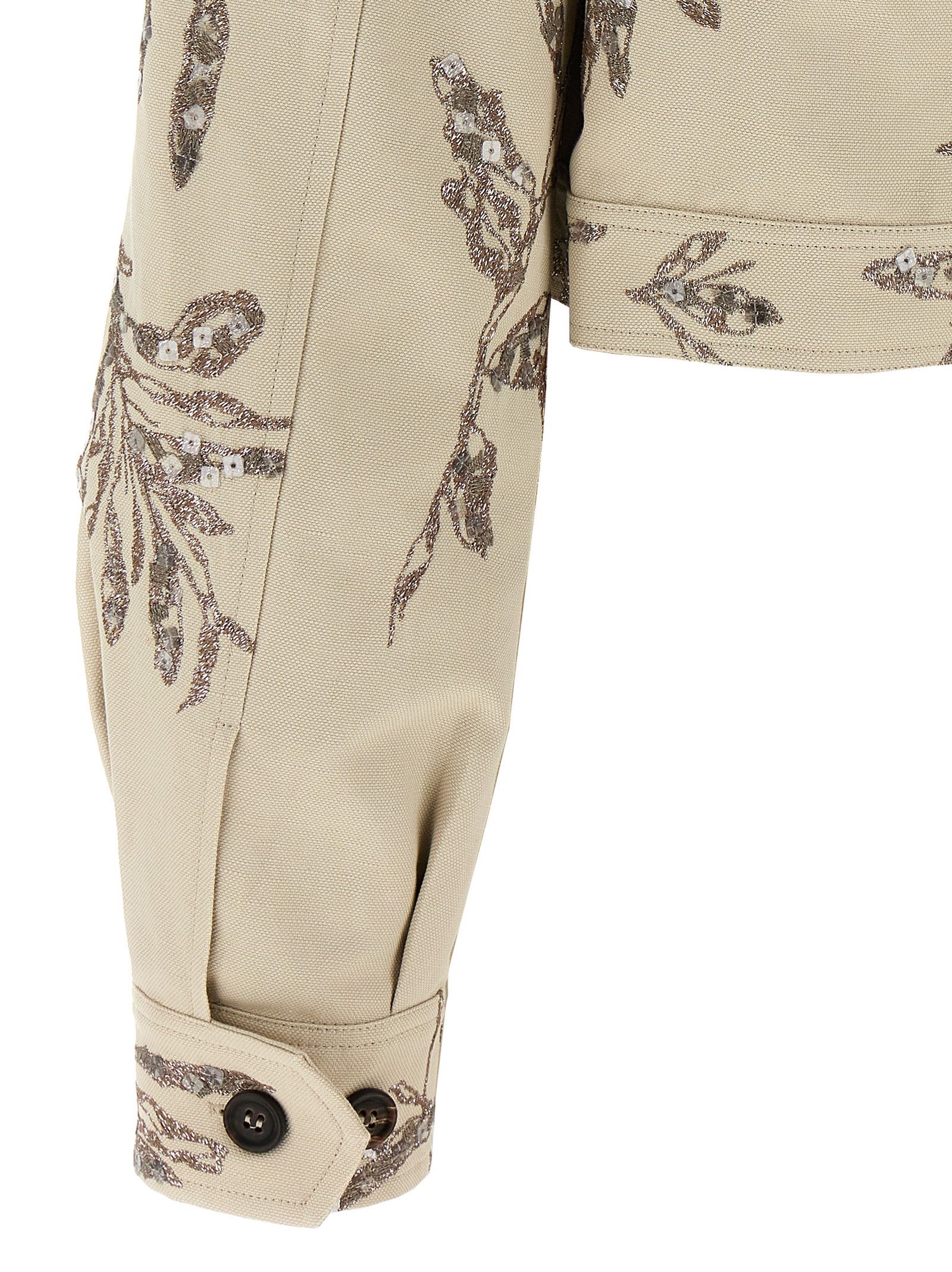 Brunello Cucinelli Embroidered Jacket Size M / US 6-8 / IT 42-44 - 4 Thumbnail