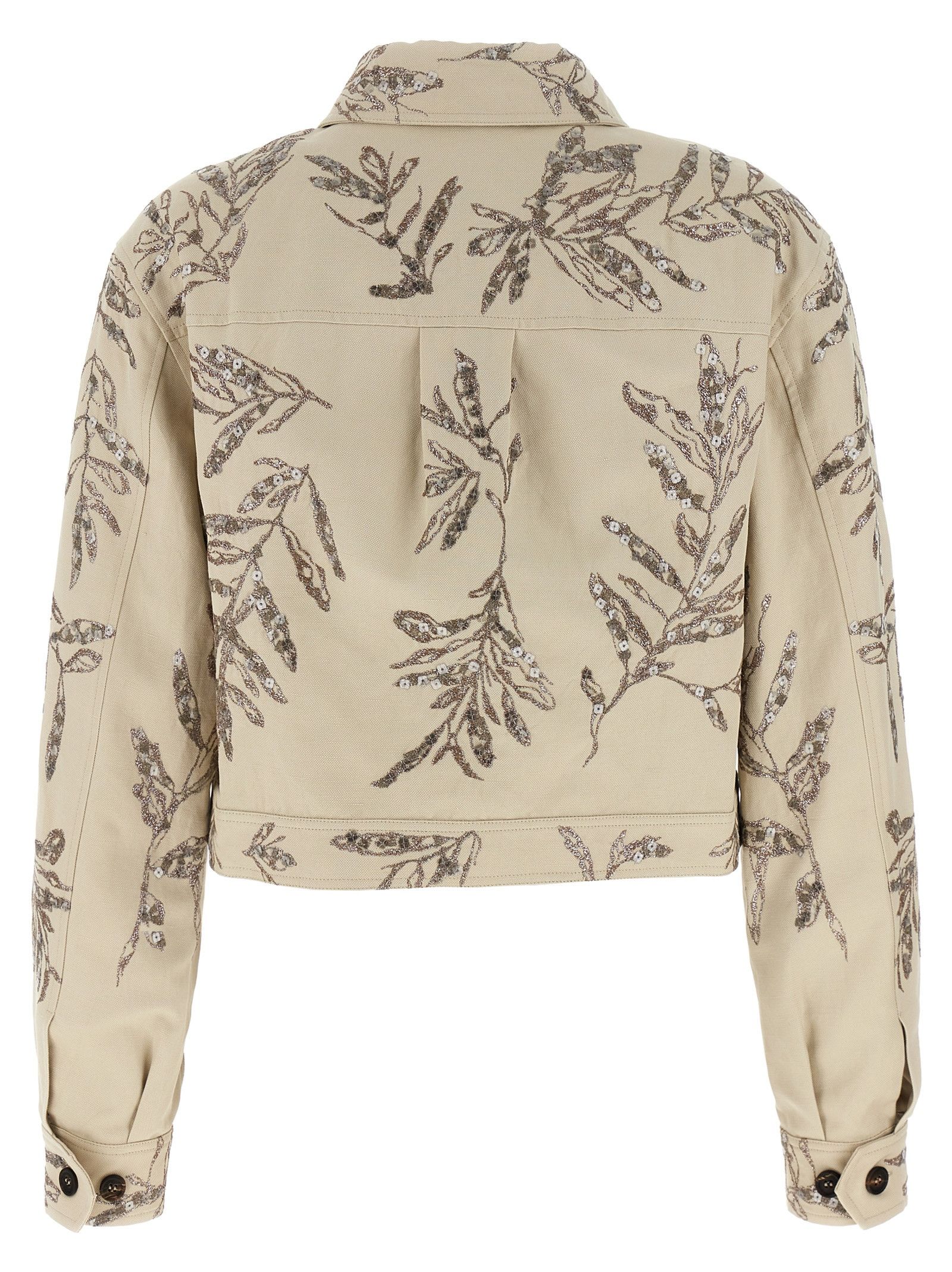 Brunello Cucinelli Embroidered Jacket Size M / US 6-8 / IT 42-44 - 2 Thumbnail