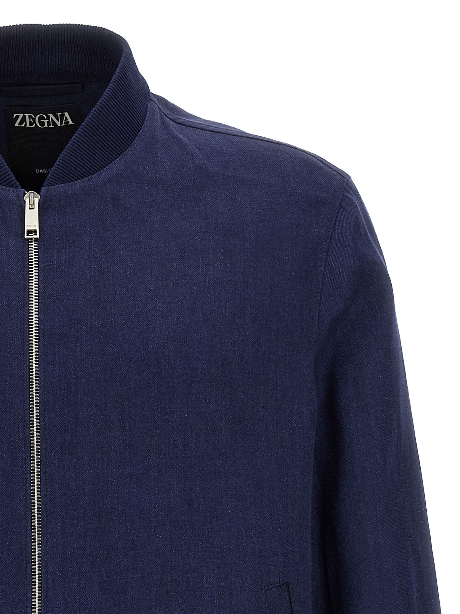 Ermenegildo Zegna Bomber Oasi Lino Size US M / EU 48-50 / 2 - 3 Thumbnail