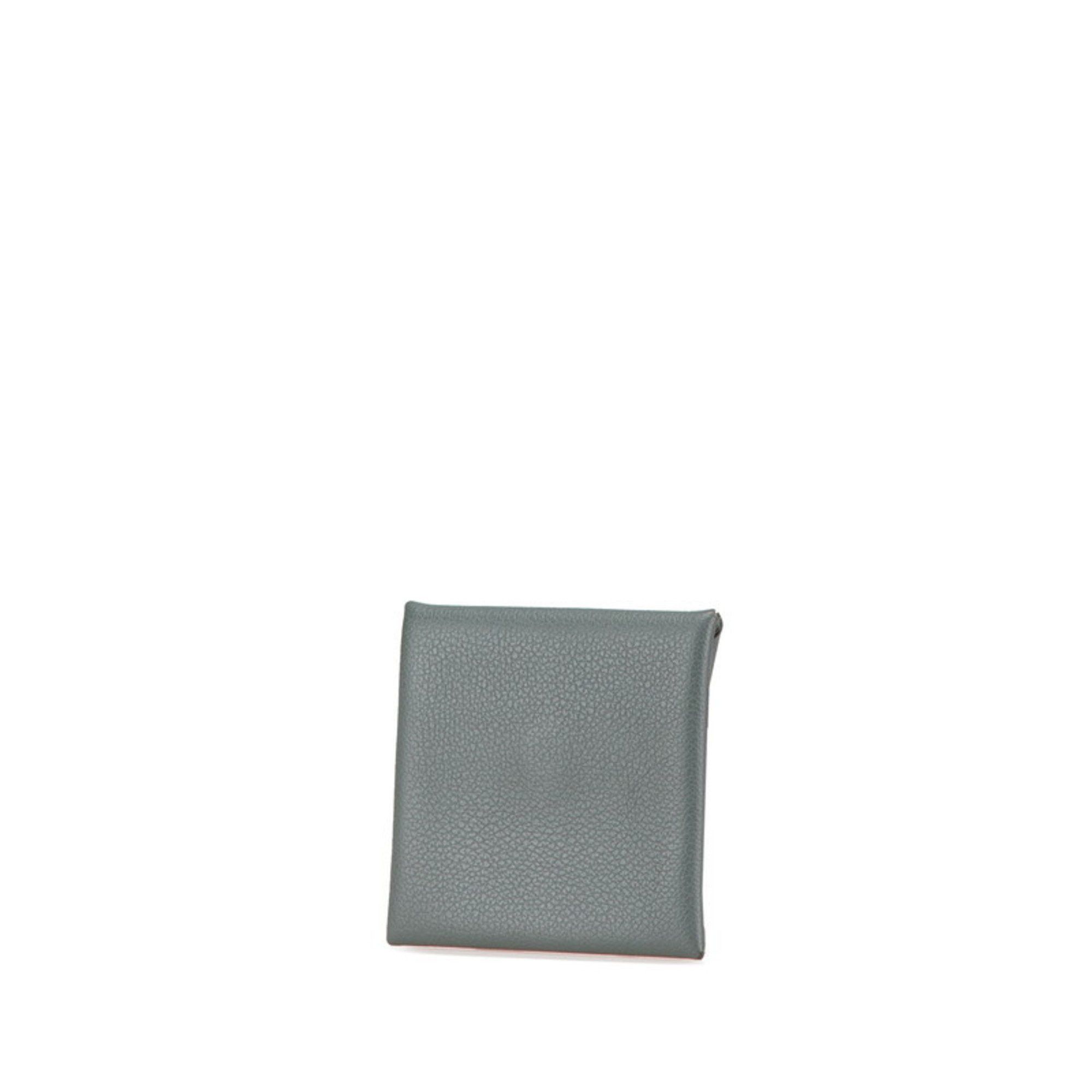 Hermes Hermes Bastia Coin Case Grey Evercolor Women's HERMES Size ONE SIZE - 2 Thumbnail