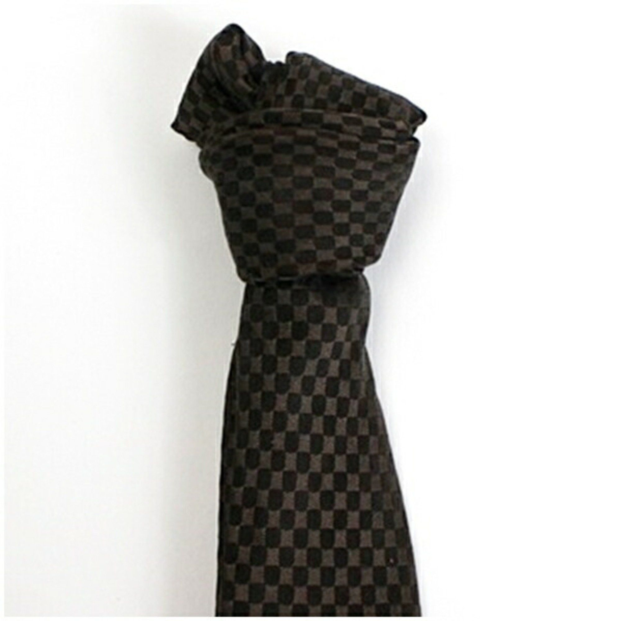 Louis Vuitton Louis Vuitton Silk Tie Damier Pattern LOUIS VUITTON Men's Size ONE SIZE - 6 Thumbnail