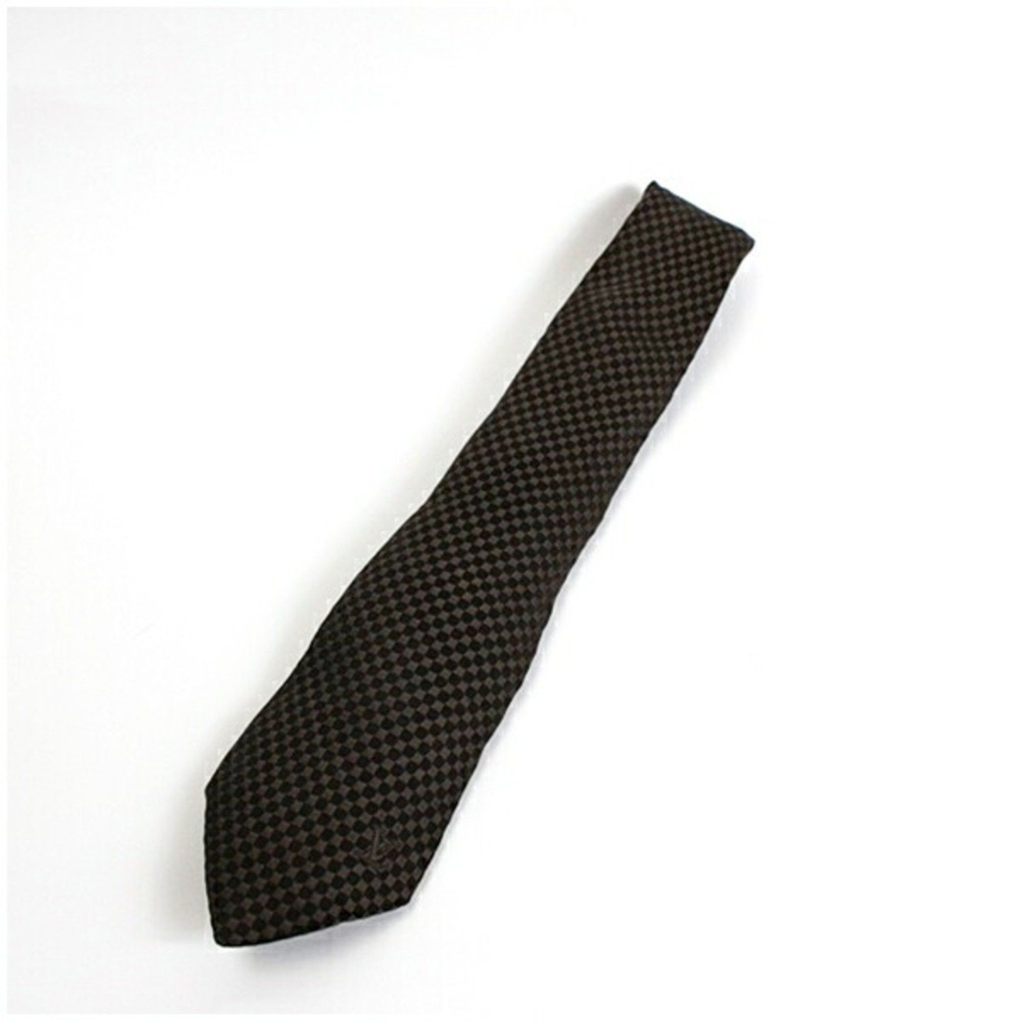Louis Vuitton Louis Vuitton Silk Tie Damier Pattern LOUIS VUITTON Men's Size ONE SIZE - 7 Thumbnail