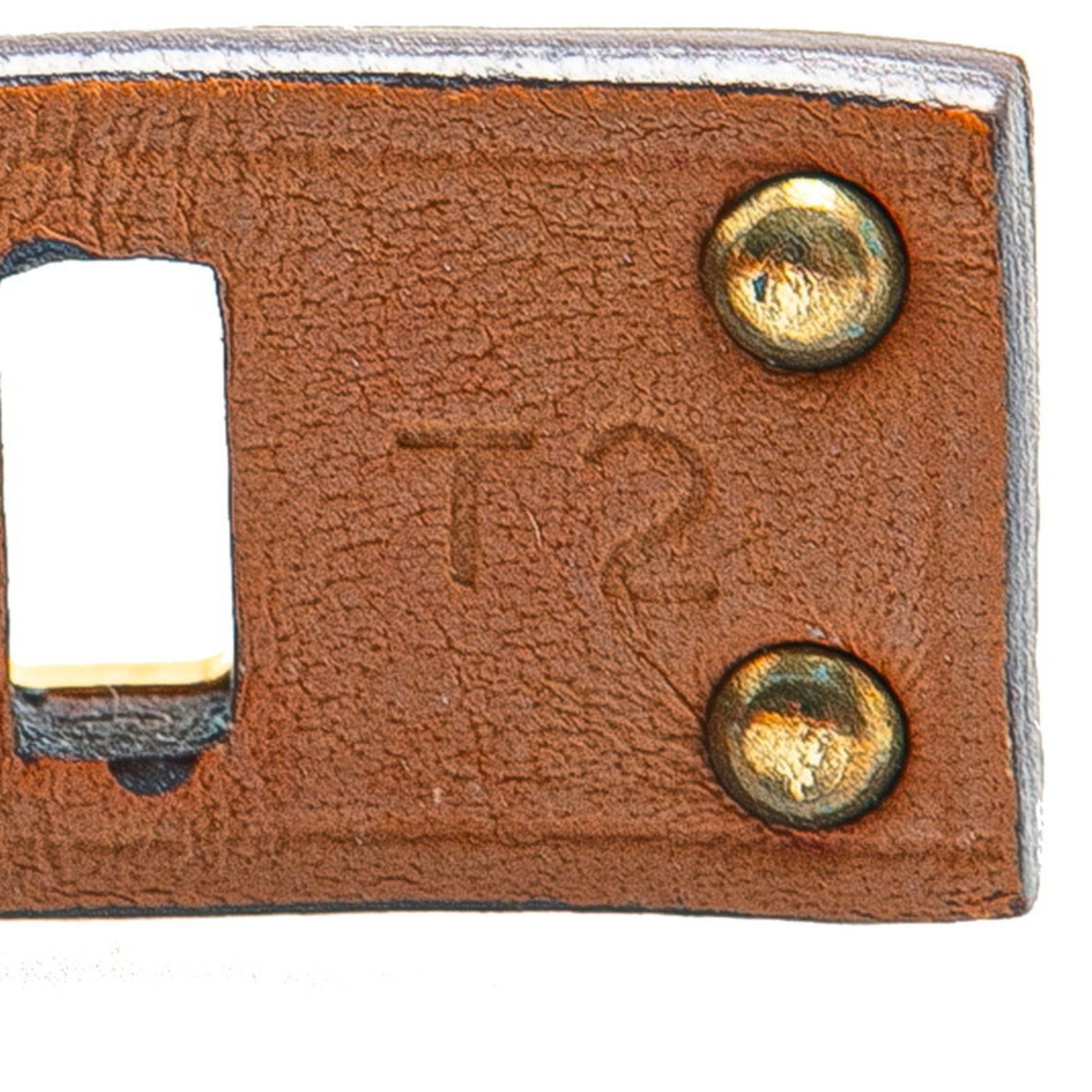 Hermes Hermes Asdukur T2 Bracelet Red Swift Plated Women's HERMES Size ONE SIZE - 8 Thumbnail