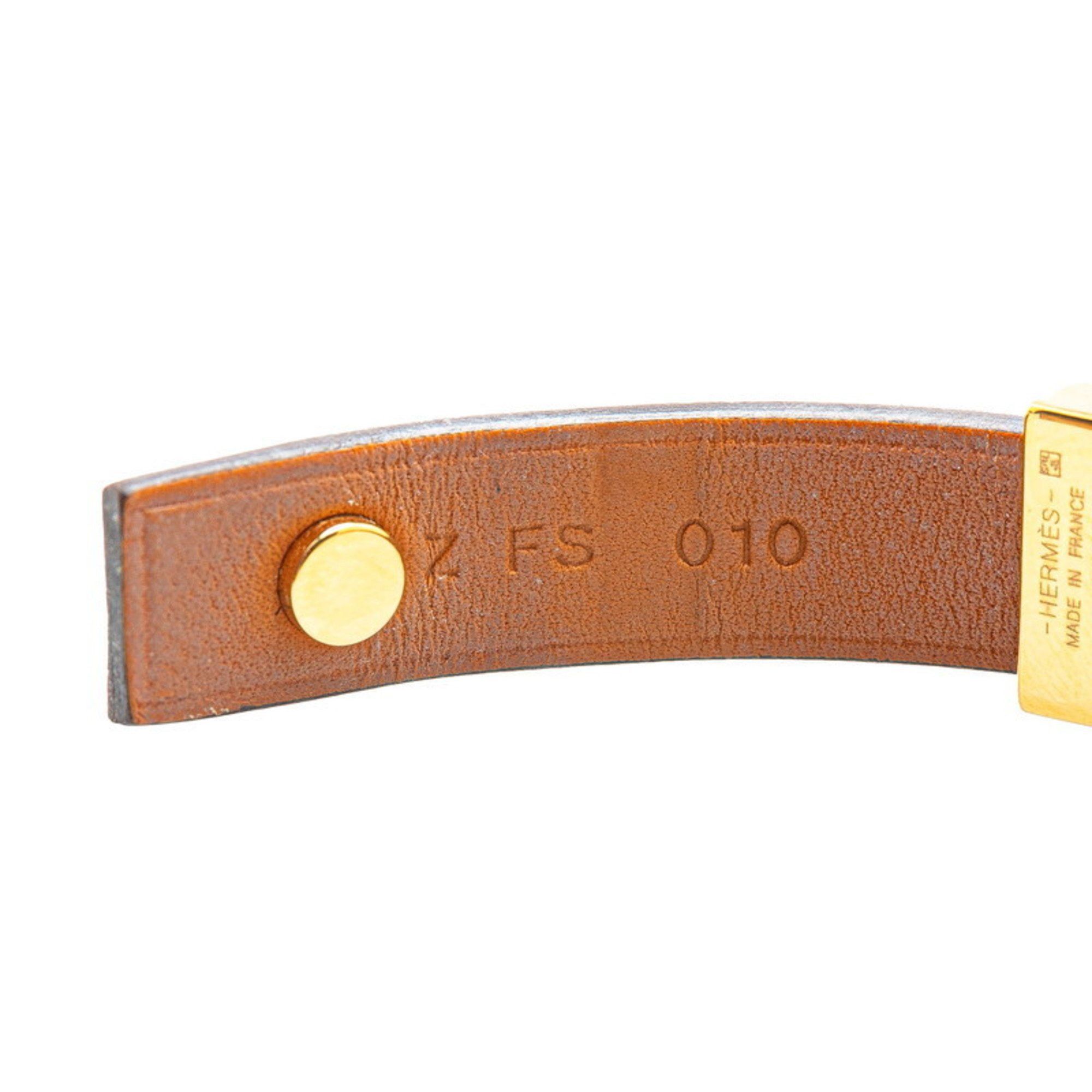 Hermes Hermes Asdukur T2 Bracelet Red Swift Plated Women's HERMES Size ONE SIZE - 7 Thumbnail