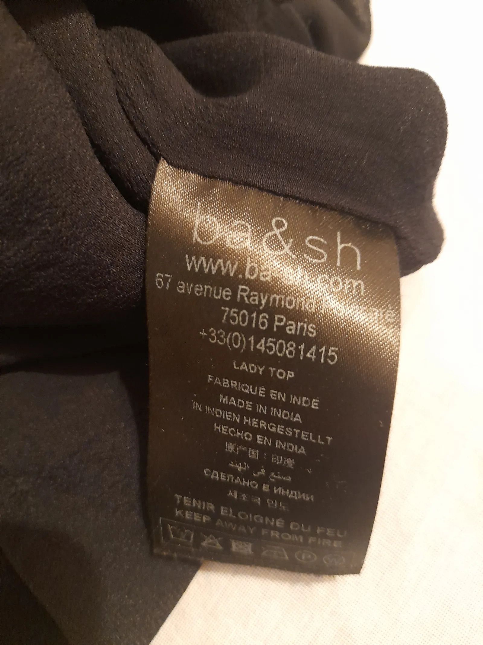 ba&sh ba&sh Blouse Size XS / US 0-2 / IT 36-38 - 3 Thumbnail