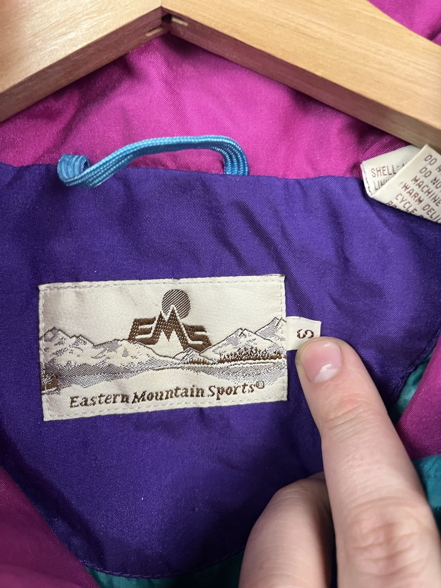 The North Face Vintage 1990s EMS Purple Light Waist Sinch Ski Jacket Size S Size US S / EU 44-46 / 1 - 2 Thumbnail