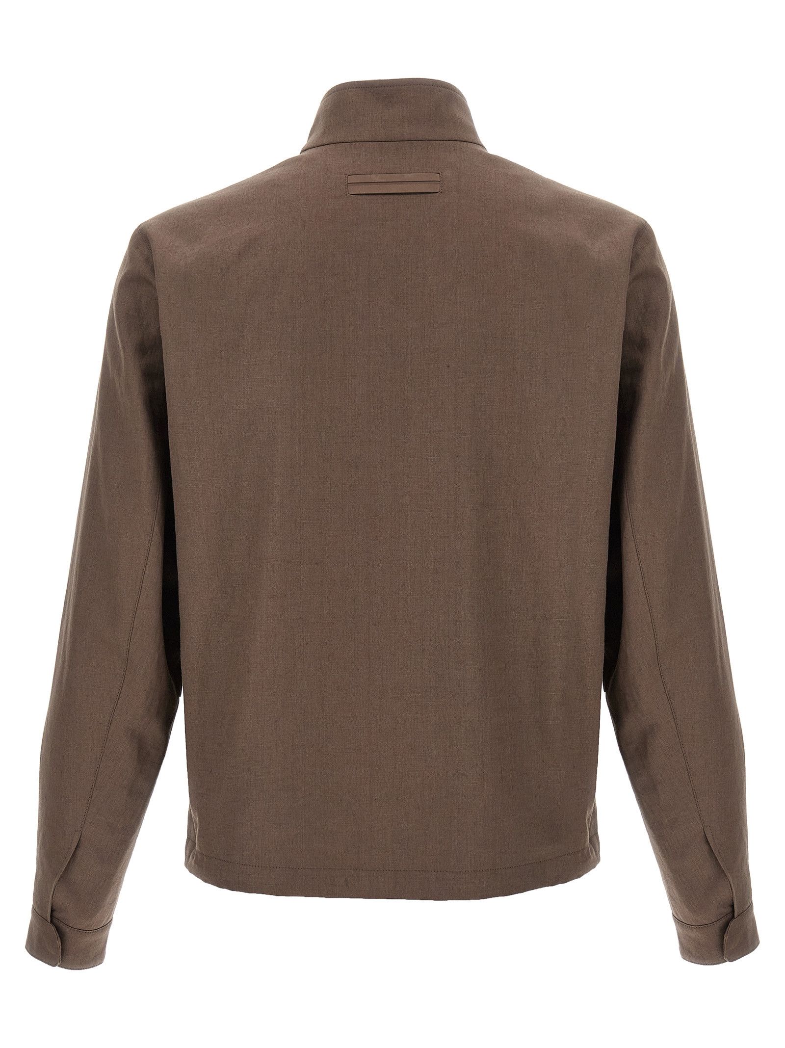 Ermenegildo Zegna Linen Oasis Blouson Size US L / EU 52-54 / 3 - 2 Thumbnail