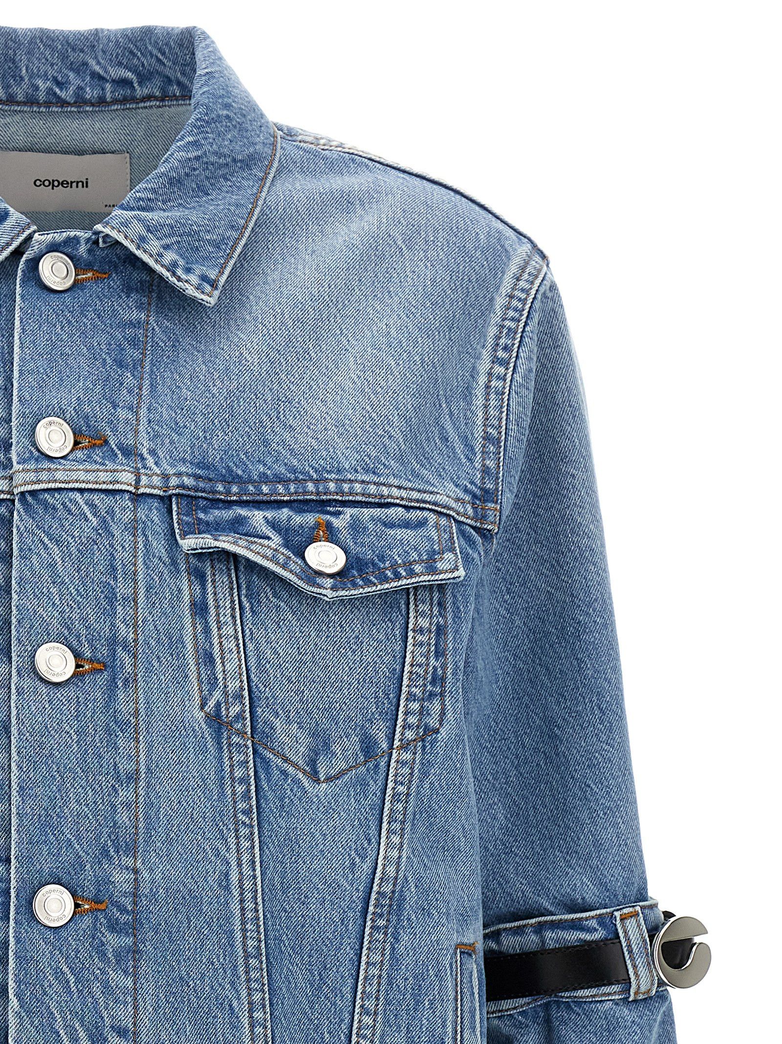 Coperni 'Hybrid Denim Short' Jacket Size XS / US 0-2 / IT 36-38 - 3 Thumbnail