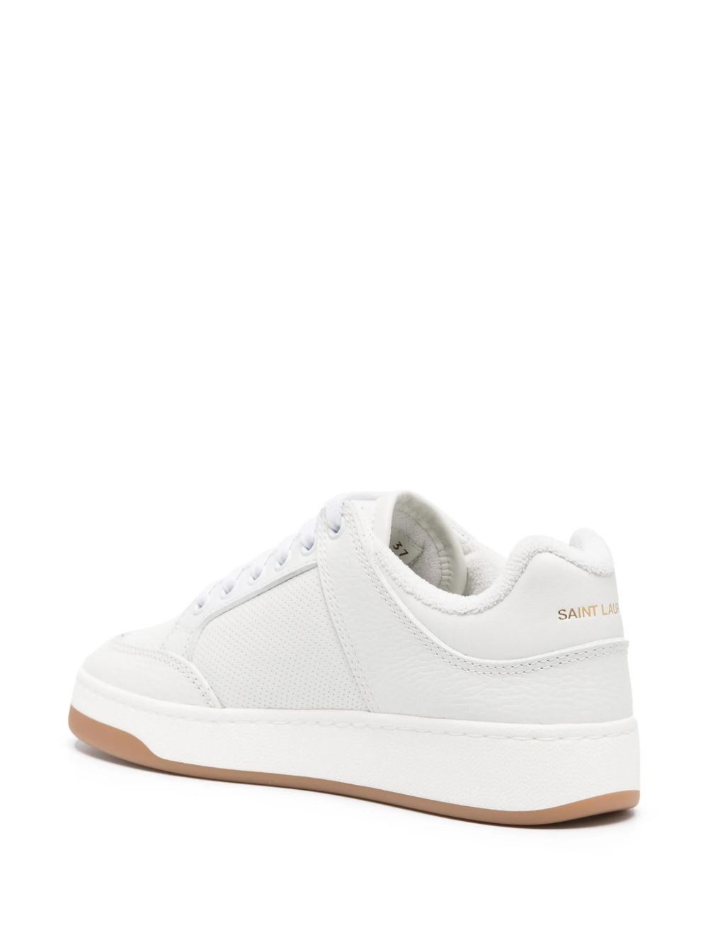 Saint Laurent Paris SL/61 lace-up sneakers in perforated leather Size US 9 / IT 39 - 3 Thumbnail