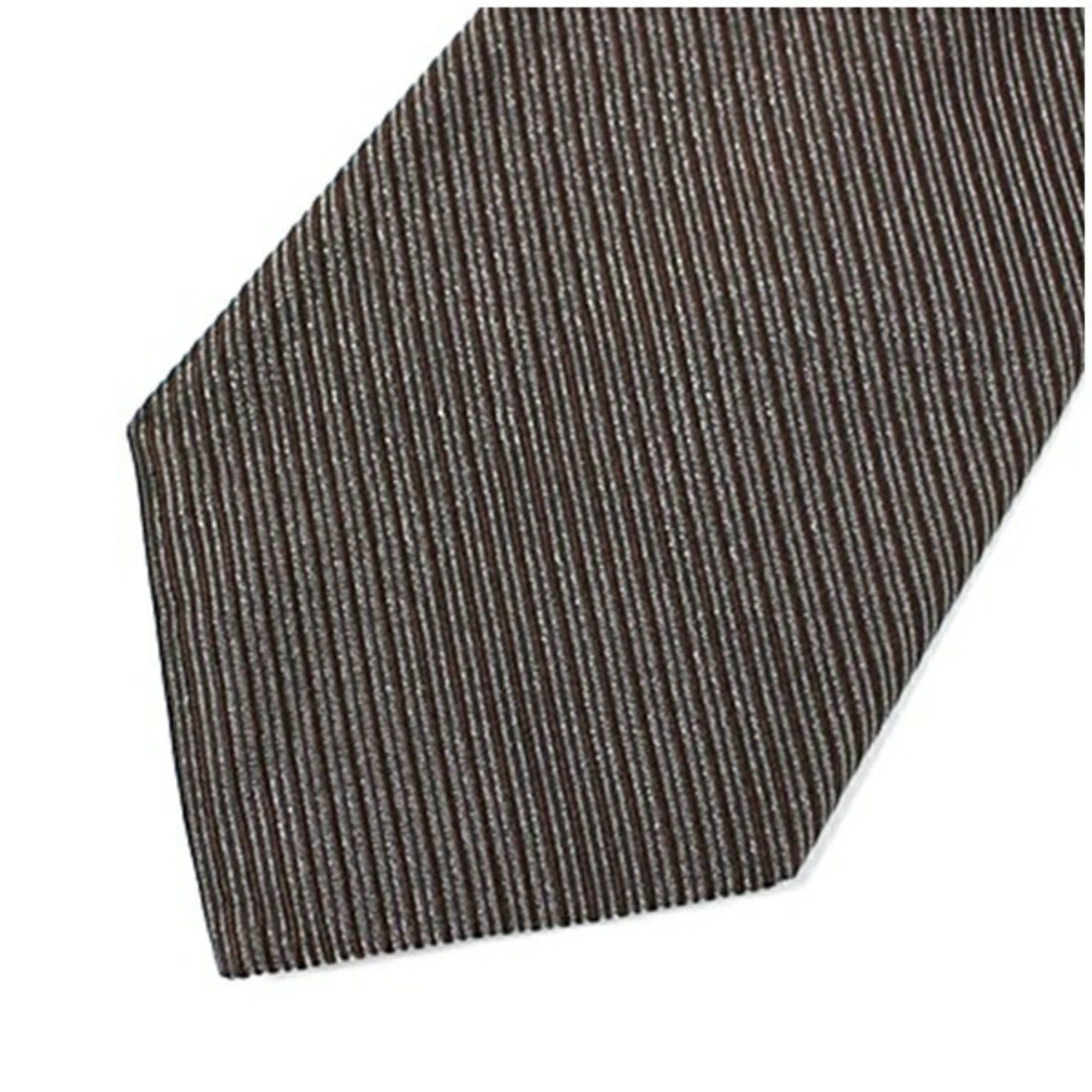 Dior Christian Dior Silk Nylon Tie Striped Men's Size ONE SIZE - 4 Thumbnail