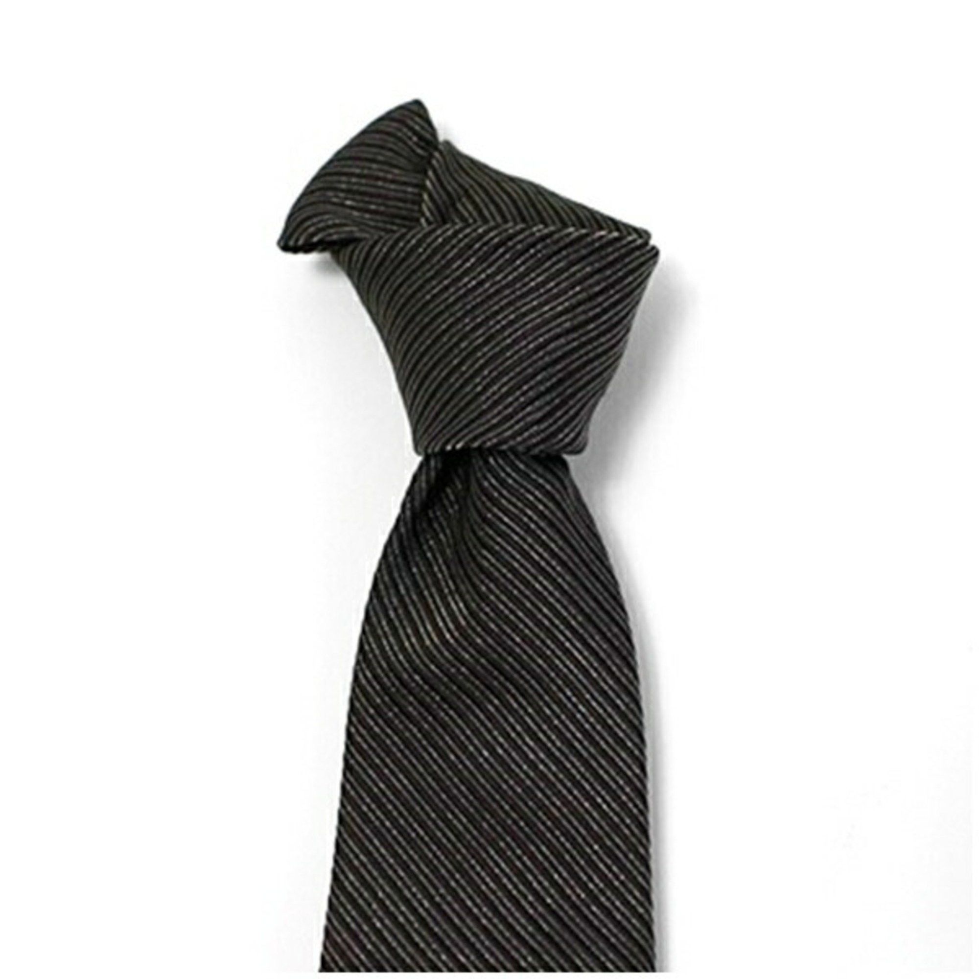 Dior Christian Dior Silk Nylon Tie Striped Men's Size ONE SIZE - 7 Thumbnail