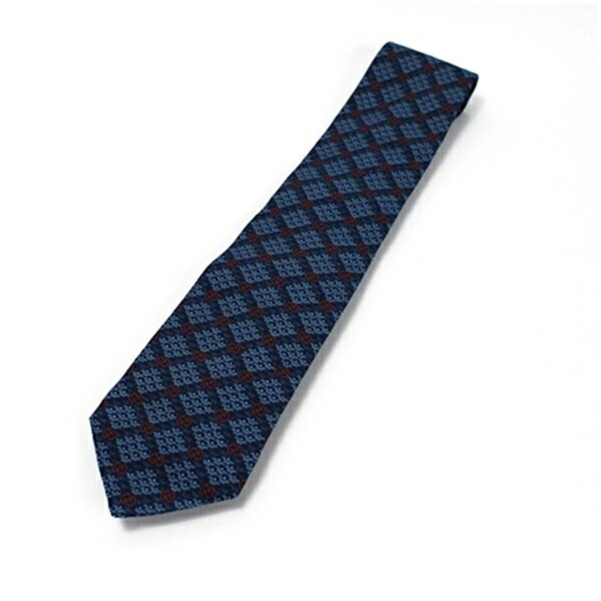 Gucci Gucci Rayon Necktie, Unused, GG Pattern, GUCCI 633992, Men's, Slim Fit Size ONE SIZE - 8 Thumbnail