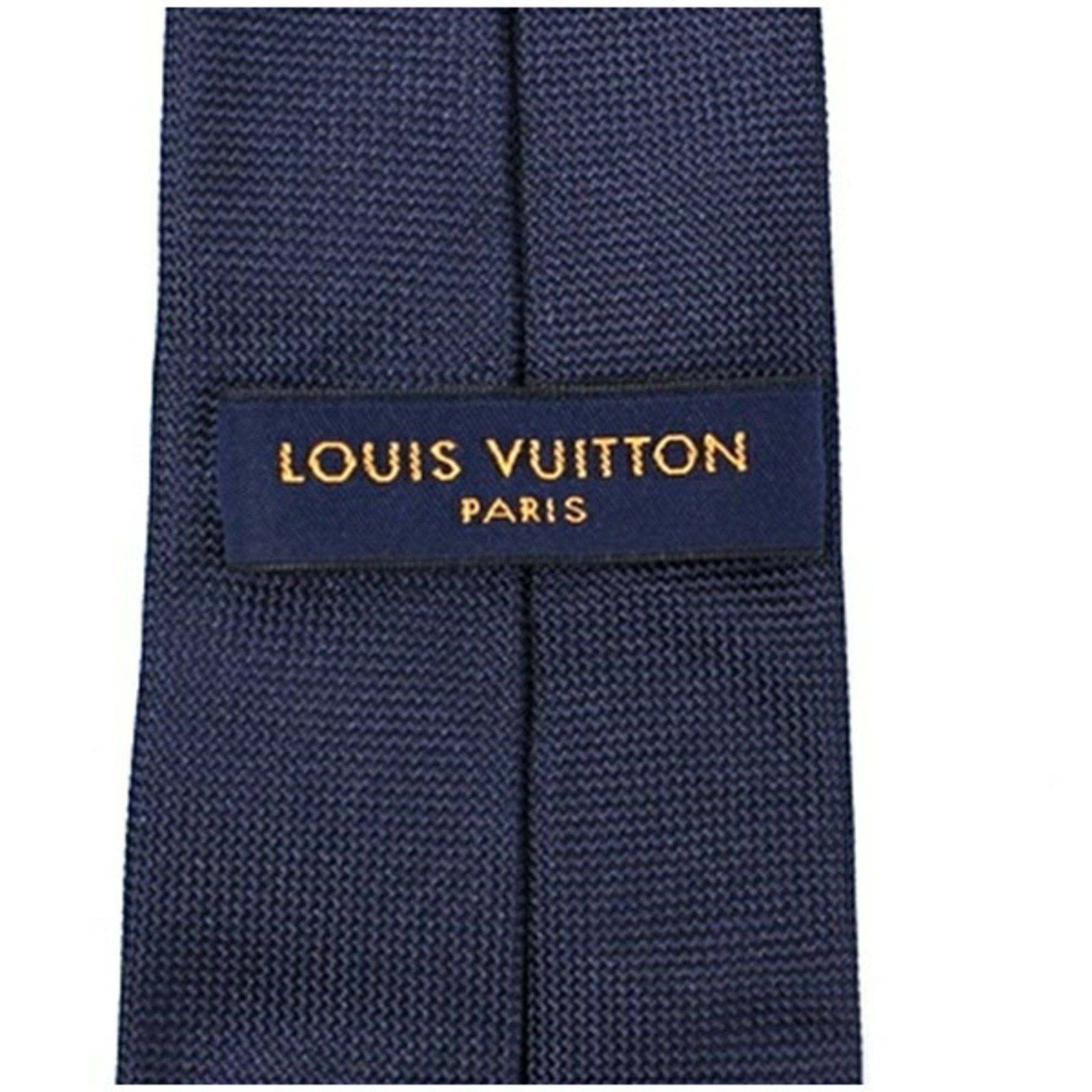 Louis Vuitton Louis Vuitton Silk Tie LV LOUISVUITTON Men's Size ONE SIZE - 5 Thumbnail