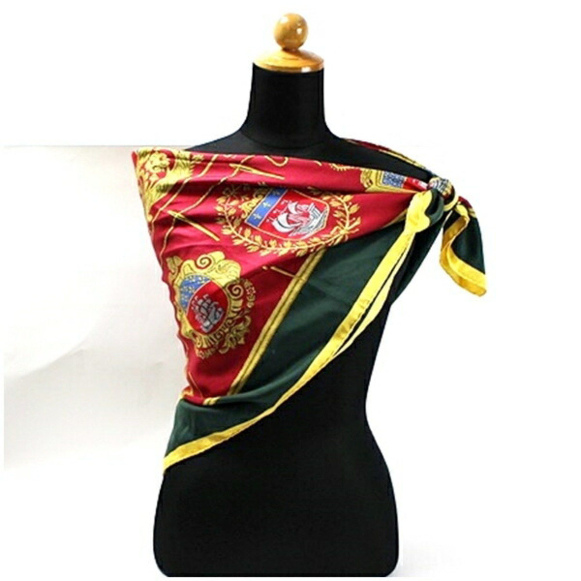 Hermes Hermes scarf muffler Carre 90 LES ARMES PARIS Paris emblem HERMES women's Size ONE SIZE - 3 Thumbnail