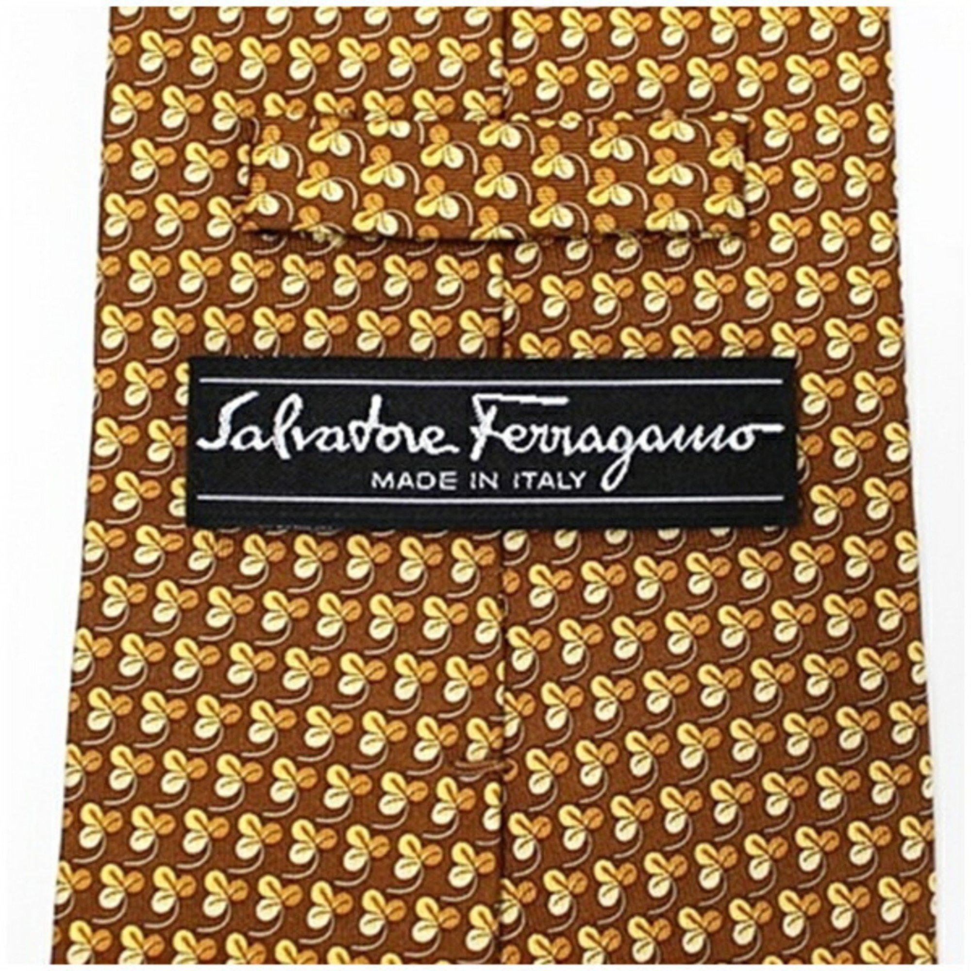 Salvatore Ferragamo Salvatore Ferragamo Silk Tie Unused Men's Size ONE SIZE - 5 Thumbnail