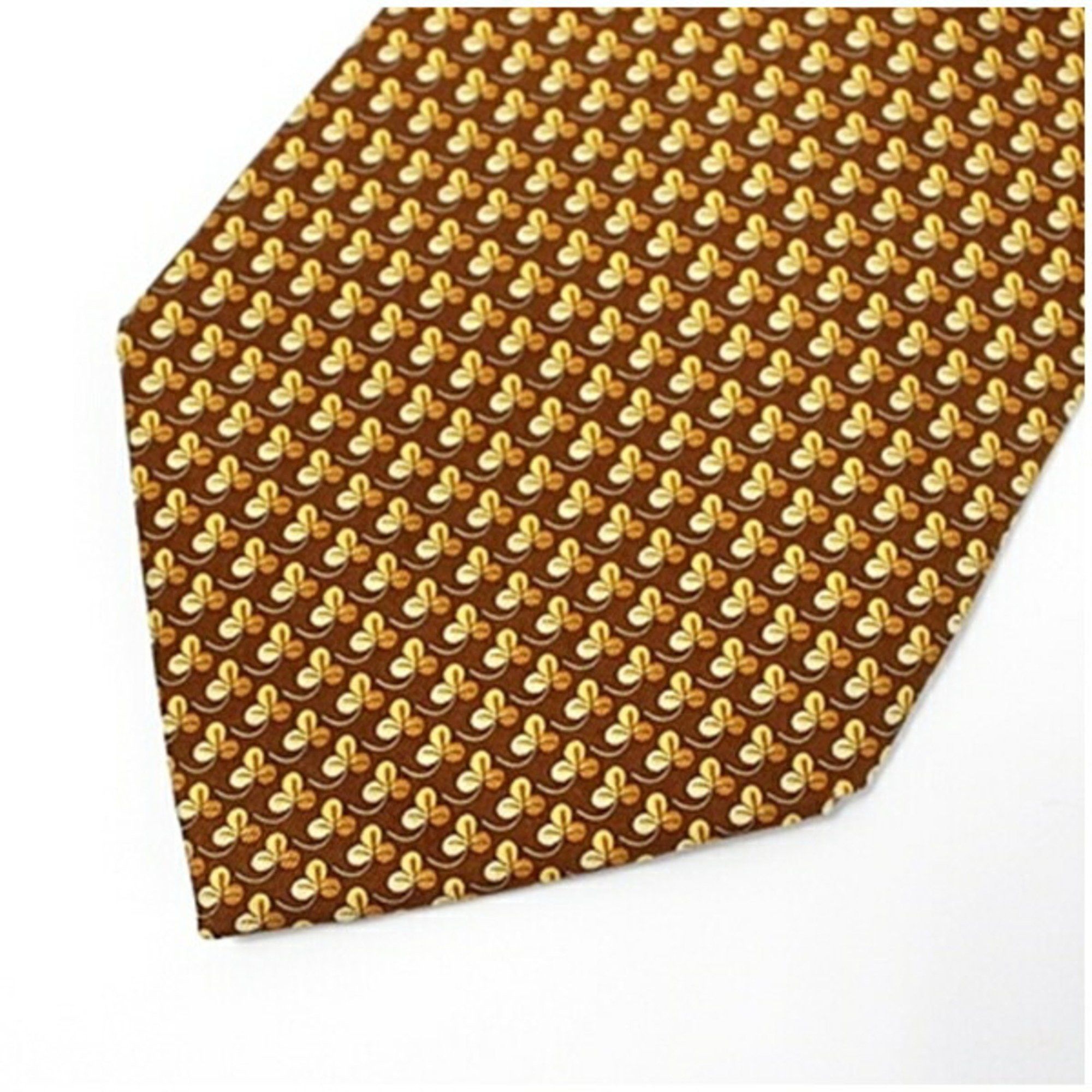 Salvatore Ferragamo Salvatore Ferragamo Silk Tie Unused Men's Size ONE SIZE - 4 Thumbnail