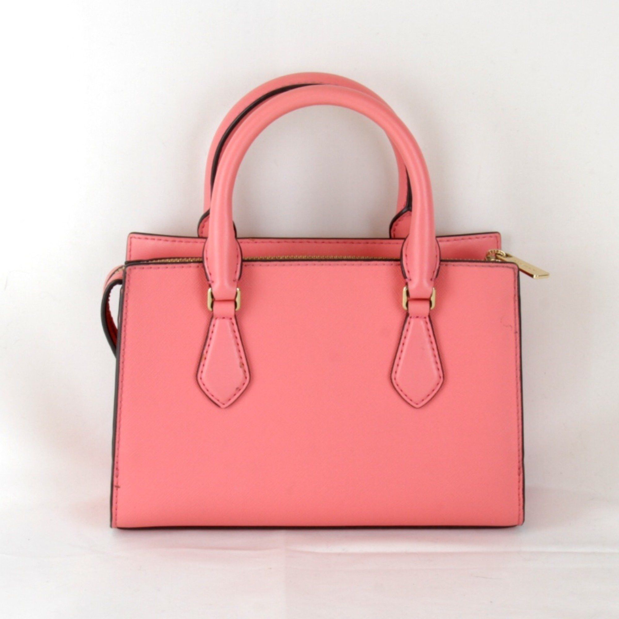 Michael Kors Michael Kors 2-way bag, center zip, studded shoulder leather, pink, women's Size ONE SIZE - 2 Thumbnail