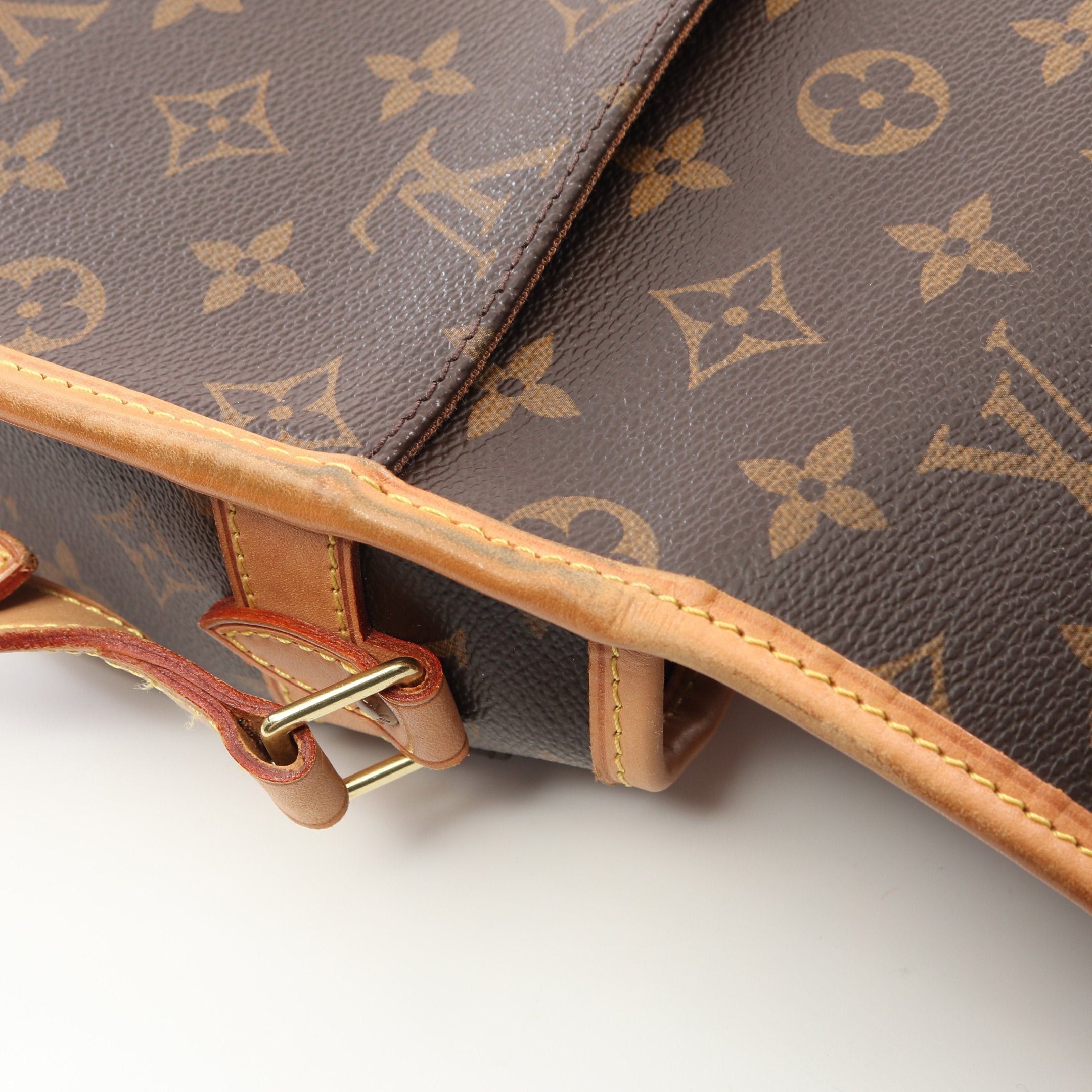 Louis Vuitton Louis Vuitton Sologne Monogram Shoulder Bag Leather Brown Size ONE SIZE - 9 Thumbnail