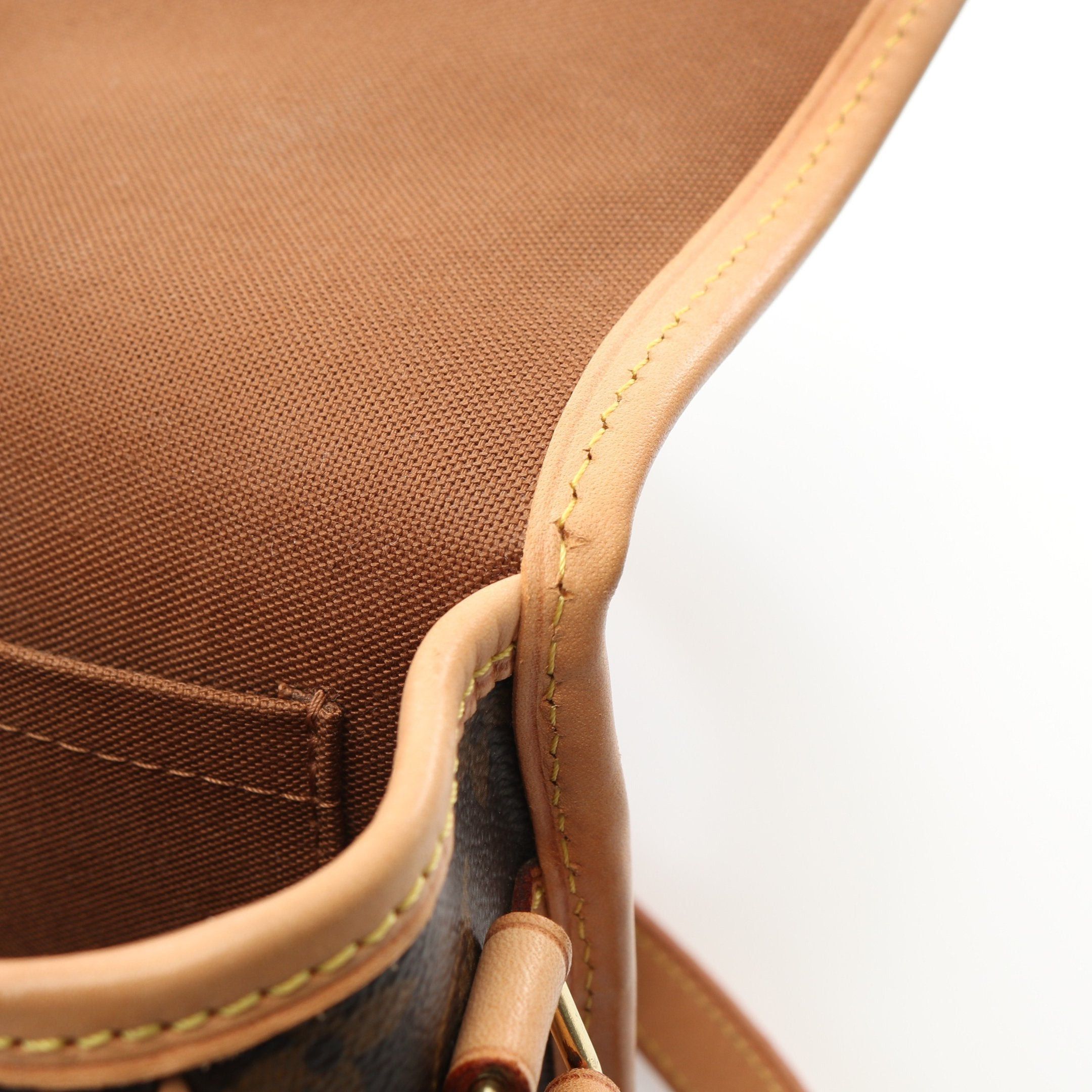 Louis Vuitton Louis Vuitton Sologne Monogram Shoulder Bag Leather Brown Size ONE SIZE - 7 Thumbnail