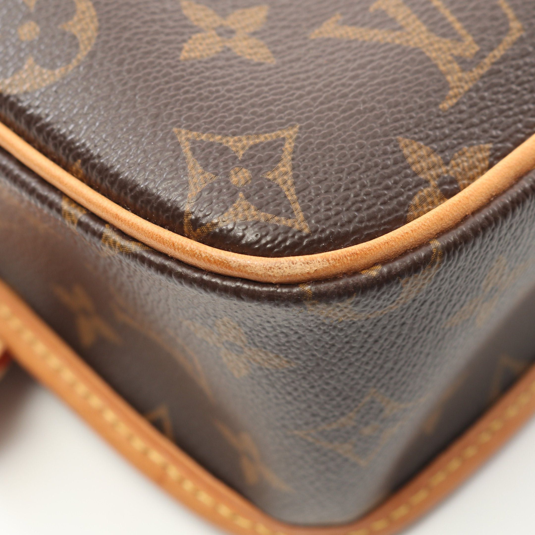 Louis Vuitton Louis Vuitton Sologne Monogram Shoulder Bag Leather Brown Size ONE SIZE - 8 Thumbnail
