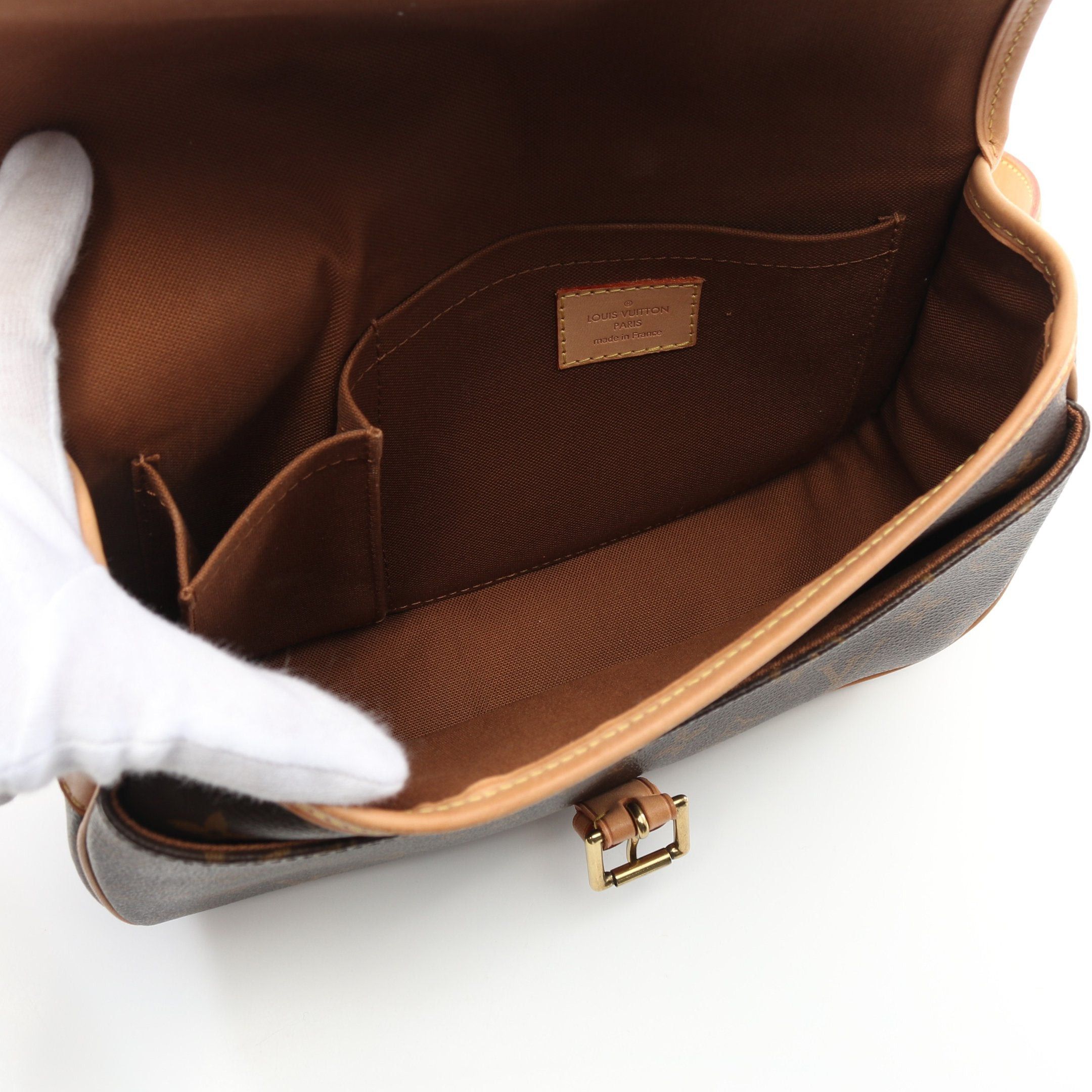 Louis Vuitton Louis Vuitton Sologne Monogram Shoulder Bag Leather Brown Size ONE SIZE - 3 Thumbnail