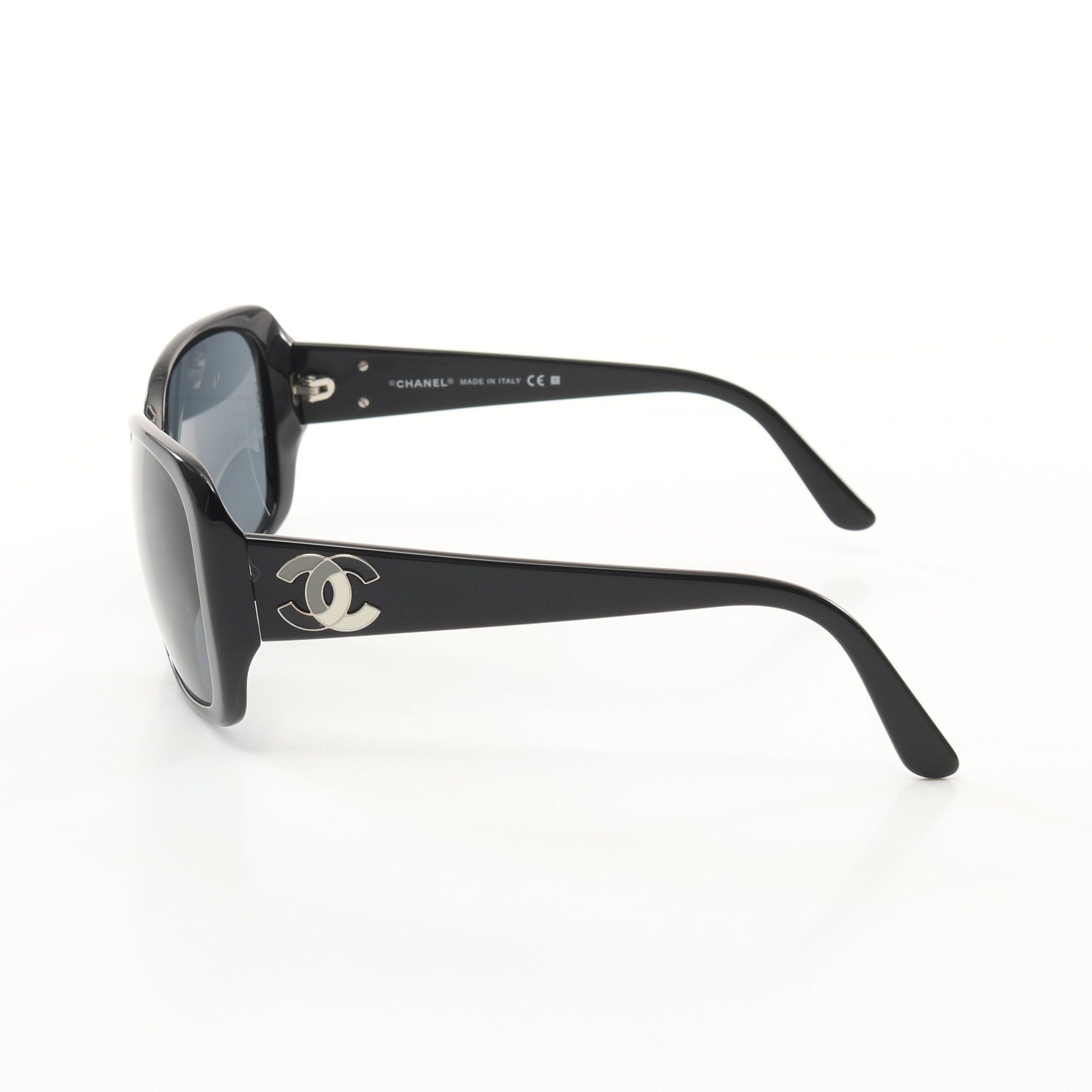 Chanel Chanel Coco Mark Sunglasses Black Size ONE SIZE - 3 Thumbnail