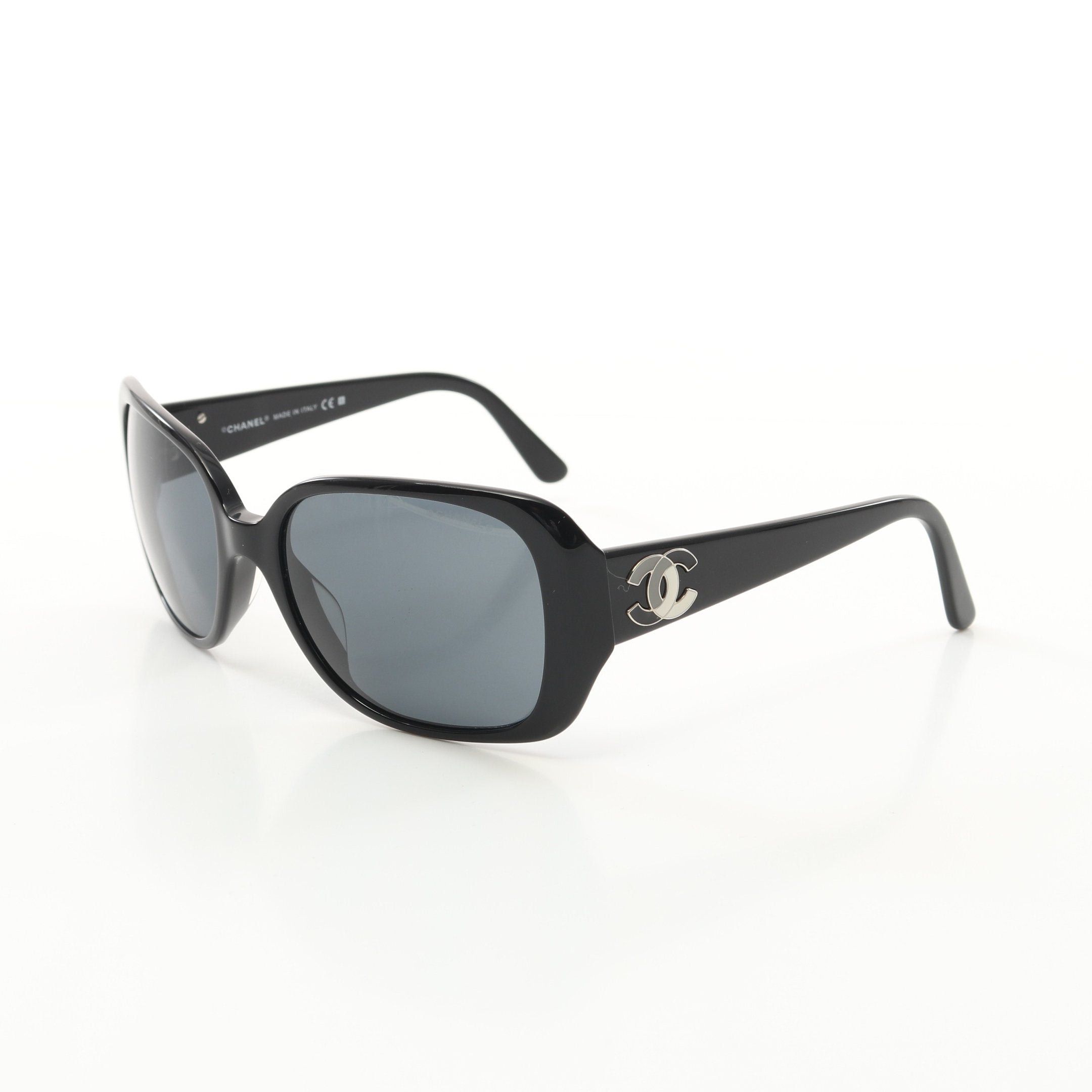 Chanel Chanel Coco Mark Sunglasses Black Size ONE SIZE - 2 Thumbnail