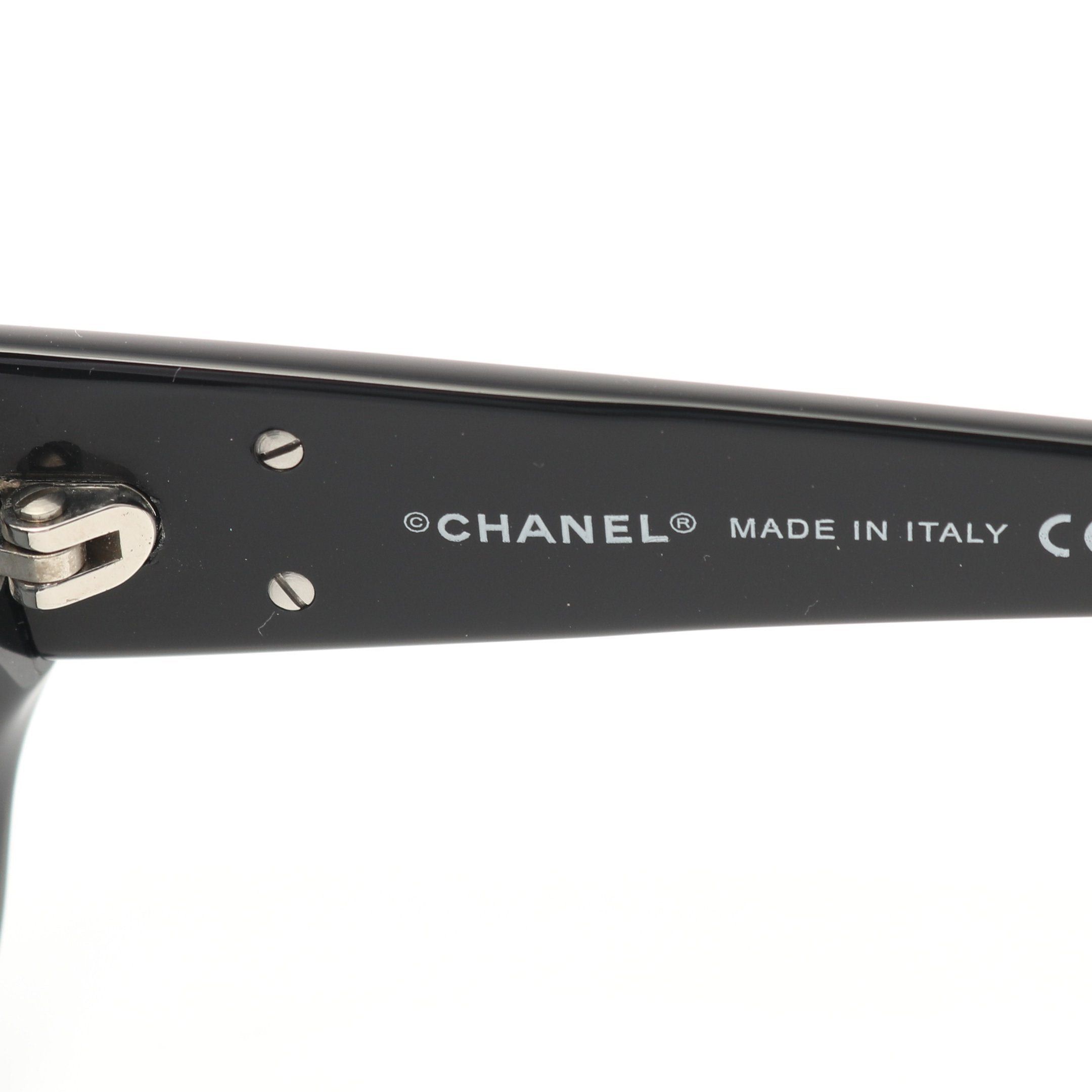 Chanel Chanel Coco Mark Sunglasses Black Size ONE SIZE - 4 Thumbnail