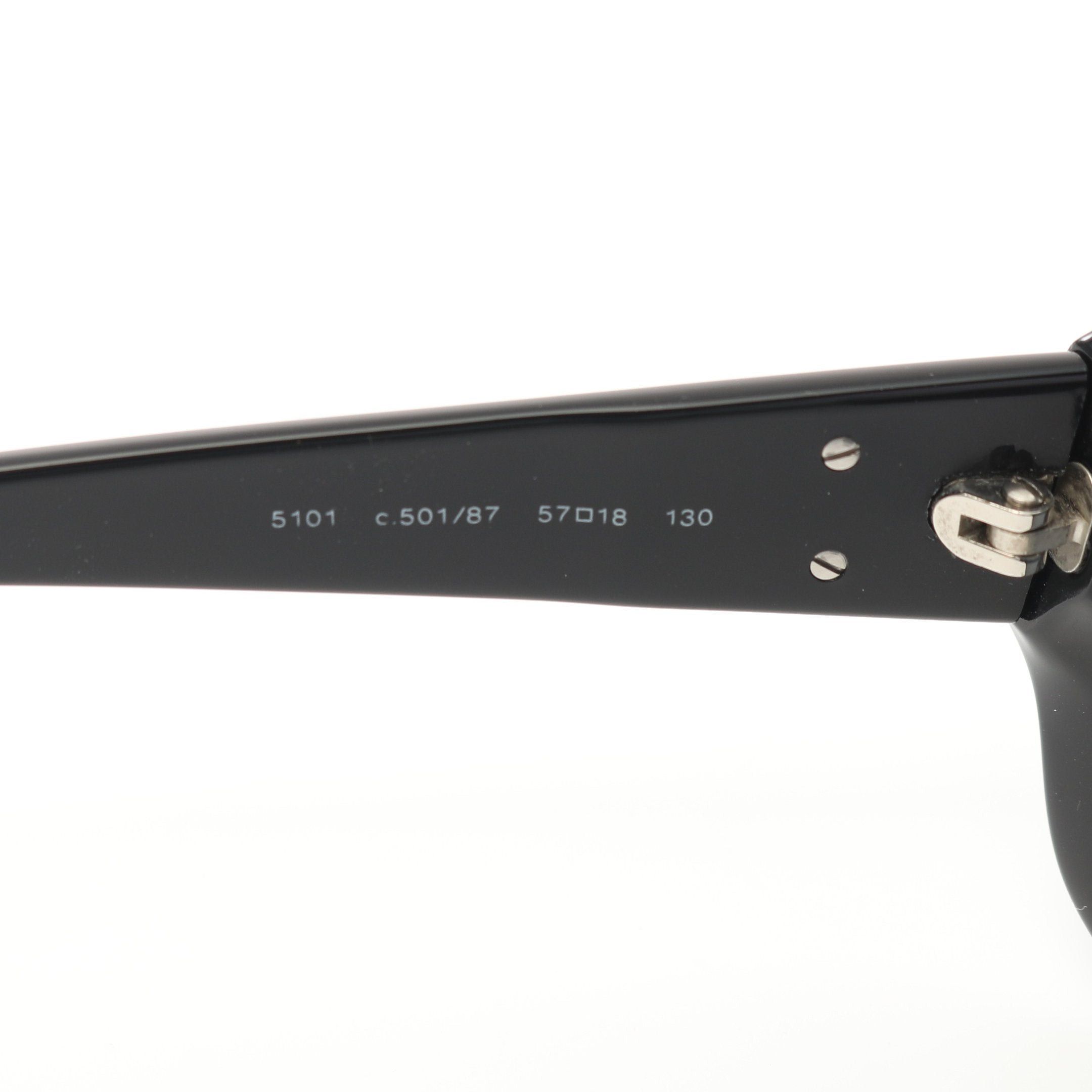 Chanel Chanel Coco Mark Sunglasses Black Size ONE SIZE - 5 Thumbnail