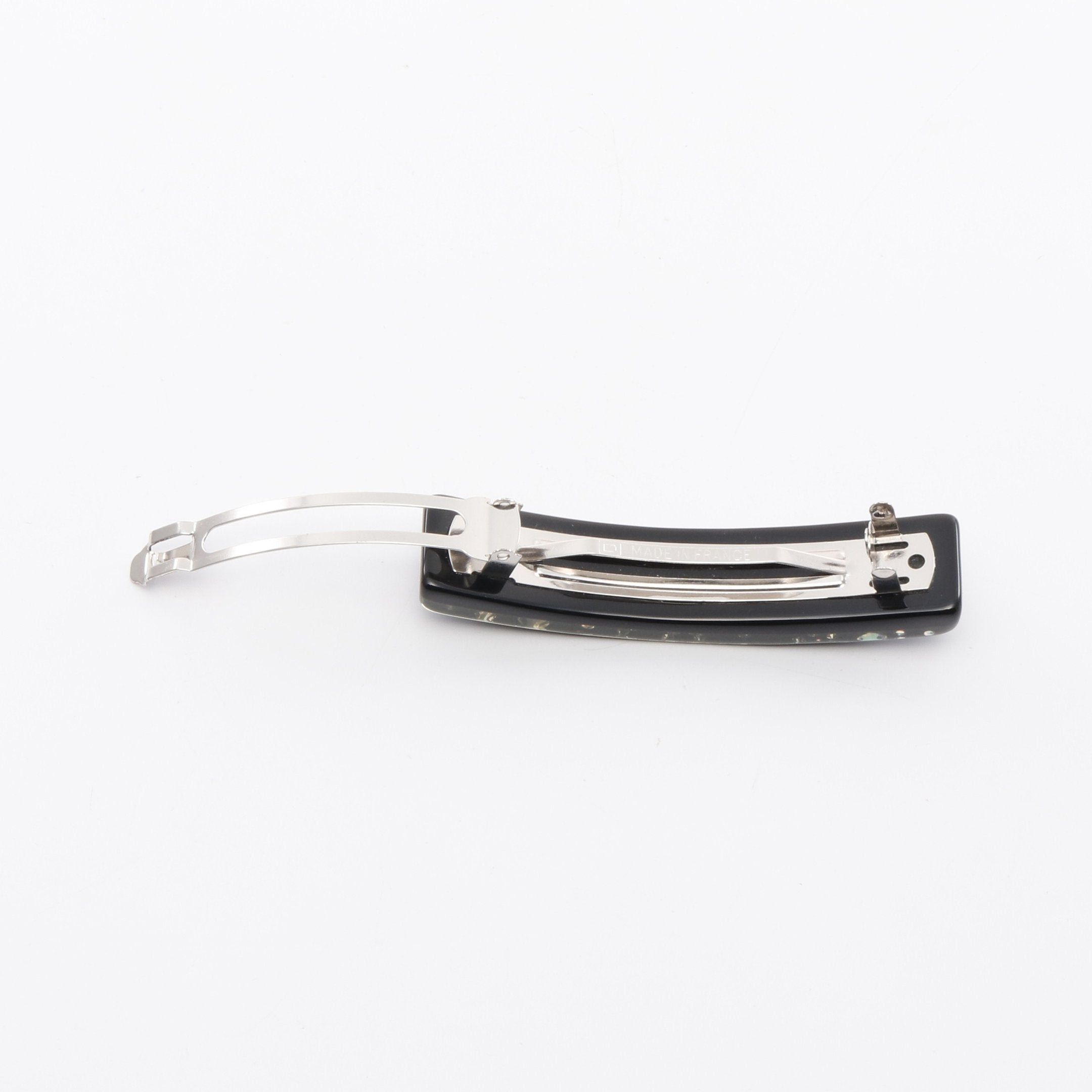 Chanel Chanel Coco Mark Barretta Rhinestone Black Clear 03A Size ONE SIZE - 2 Thumbnail
