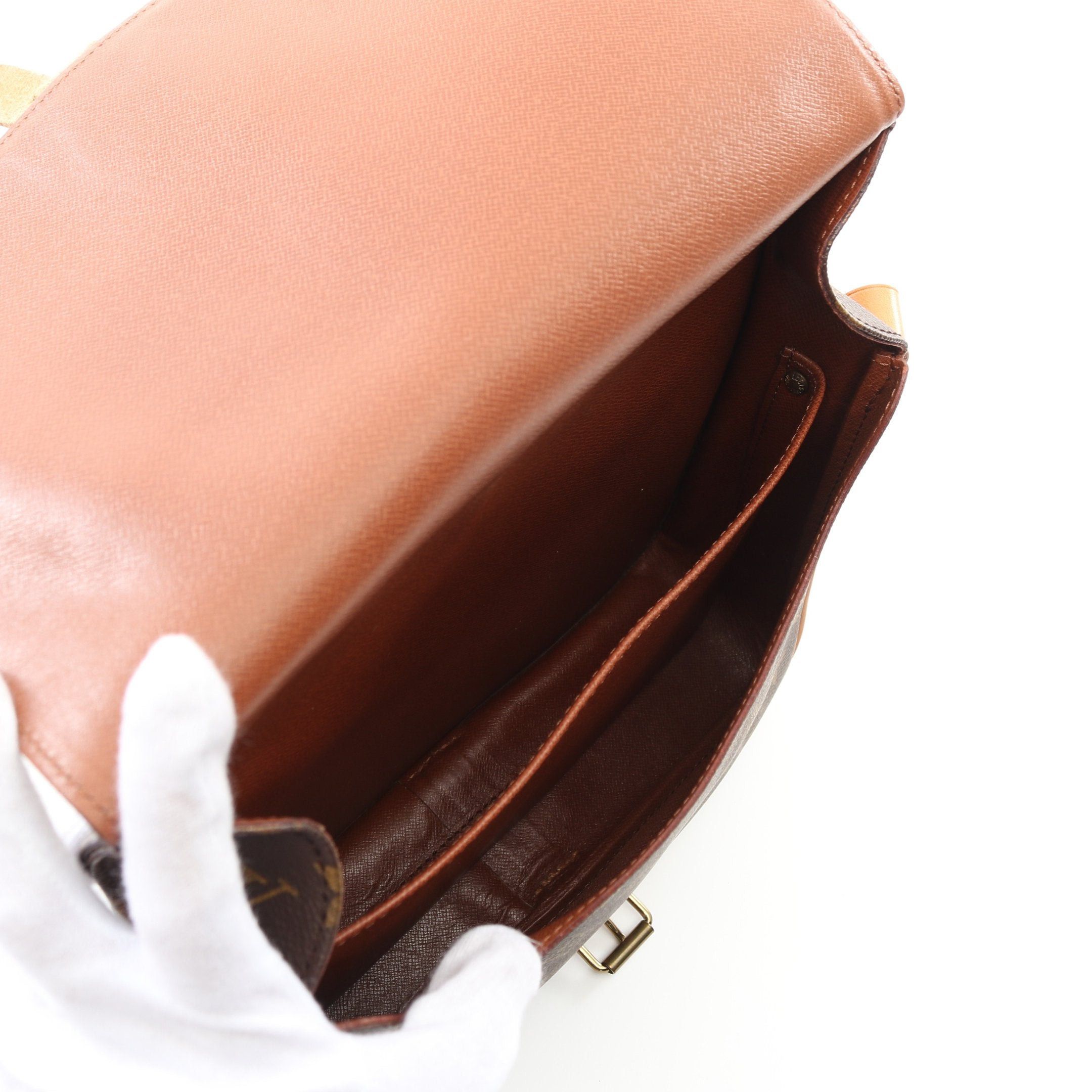 Louis Vuitton Louis Vuitton Cartesier Gm Monogram Shoulder Bag Leather Brown Size ONE SIZE - 3 Thumbnail
