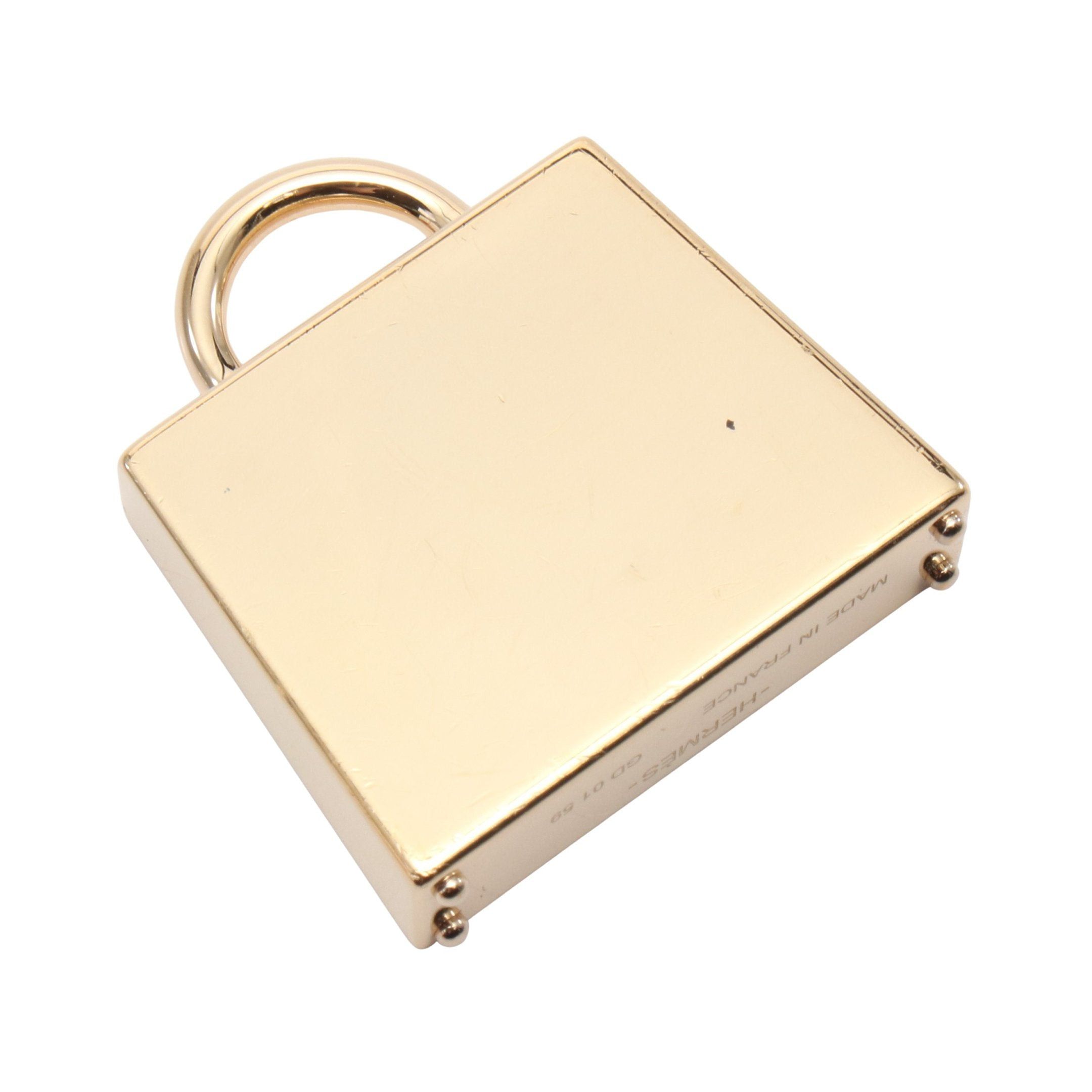 Hermes Hermes Curiosite Kelly Pendant Top Gp Gold Red Size ONE SIZE - 2 Thumbnail